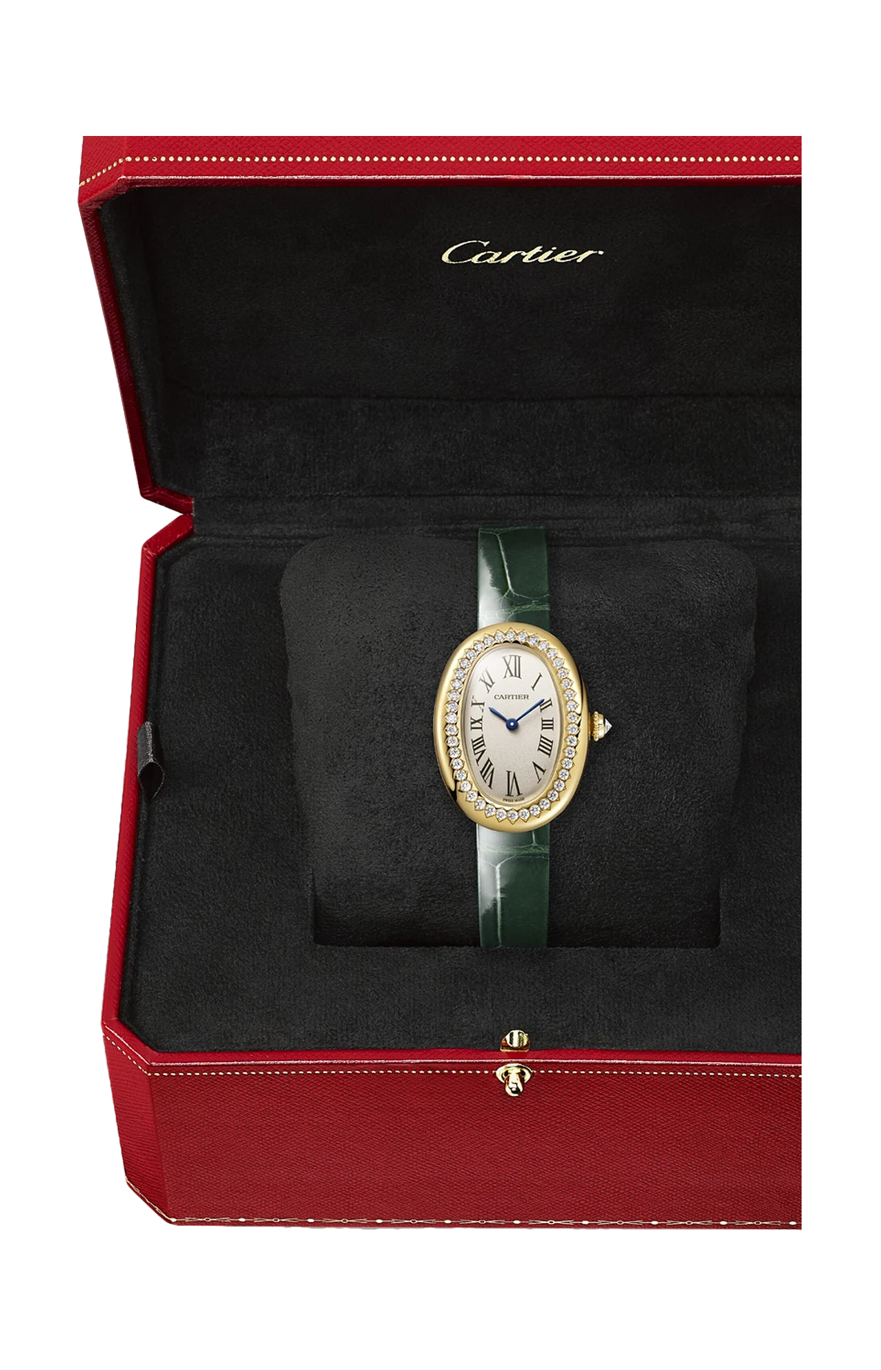 Cartier | BAIGNOIRE MODELLO PICCOLO, ORO GIALLO, DIAMANTI, QUARZO - WJBA0054 (3)
