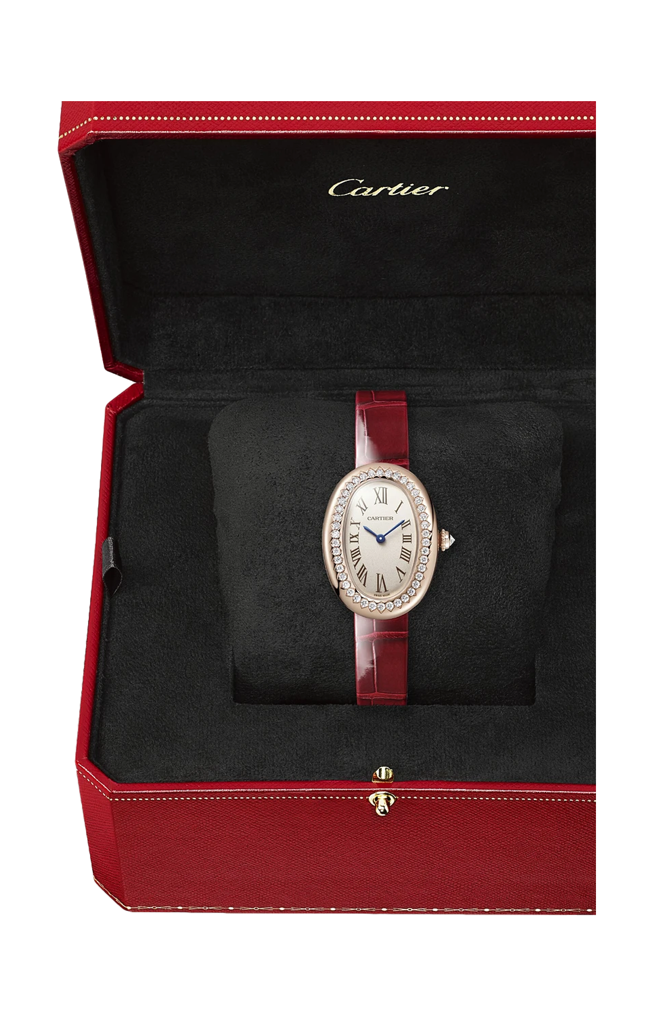 Cartier | BAIGNOIRE MODELLO PICCOLO, ORO ROSA, DIAMANTI, QUARZO - WJBA0053 (3)