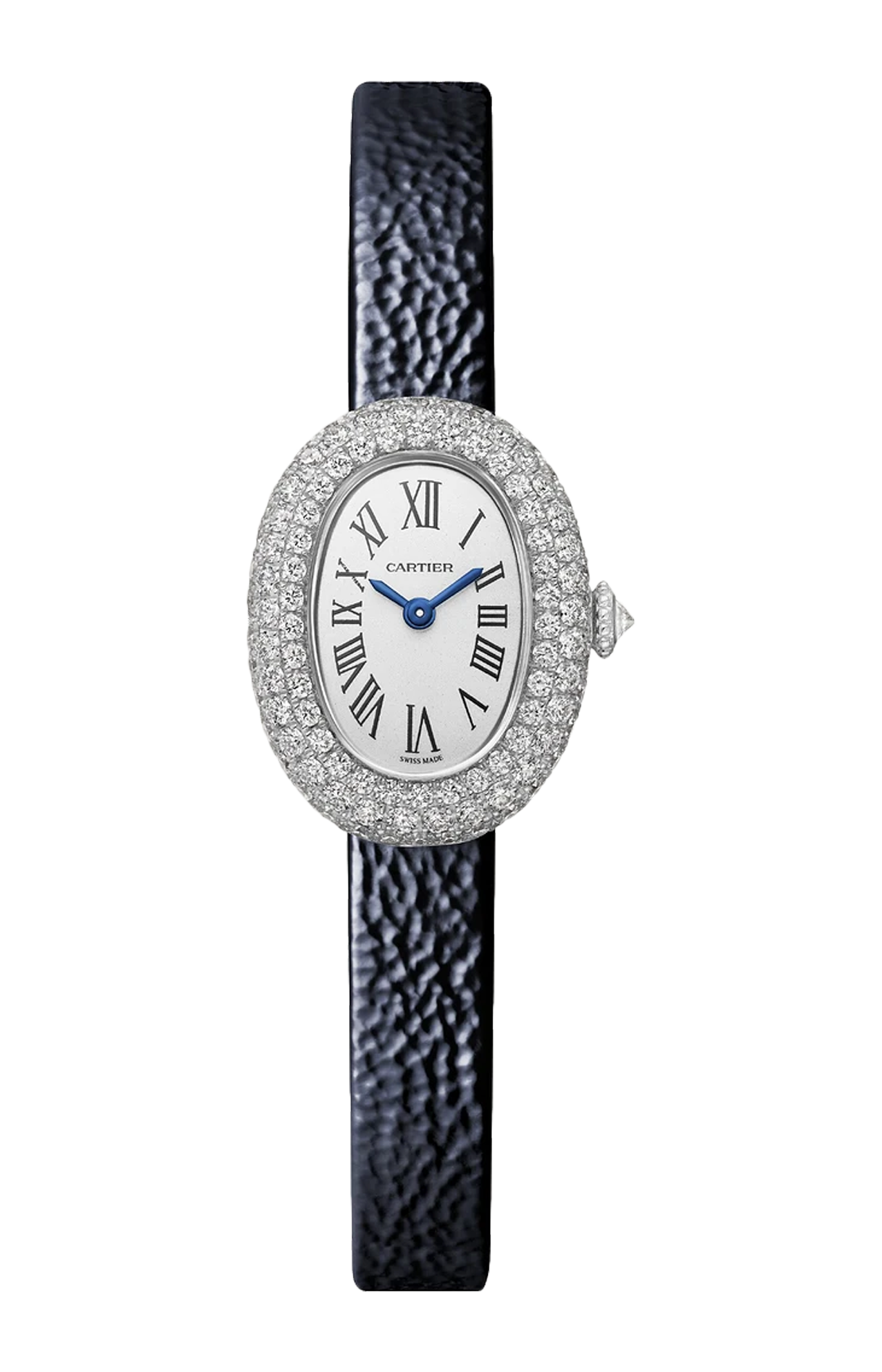 Cartier | BAIGNOIRE MODELLO MINI, ORO BIANCO, DIAMANTI, QUARZO - WJBA0050 (1)