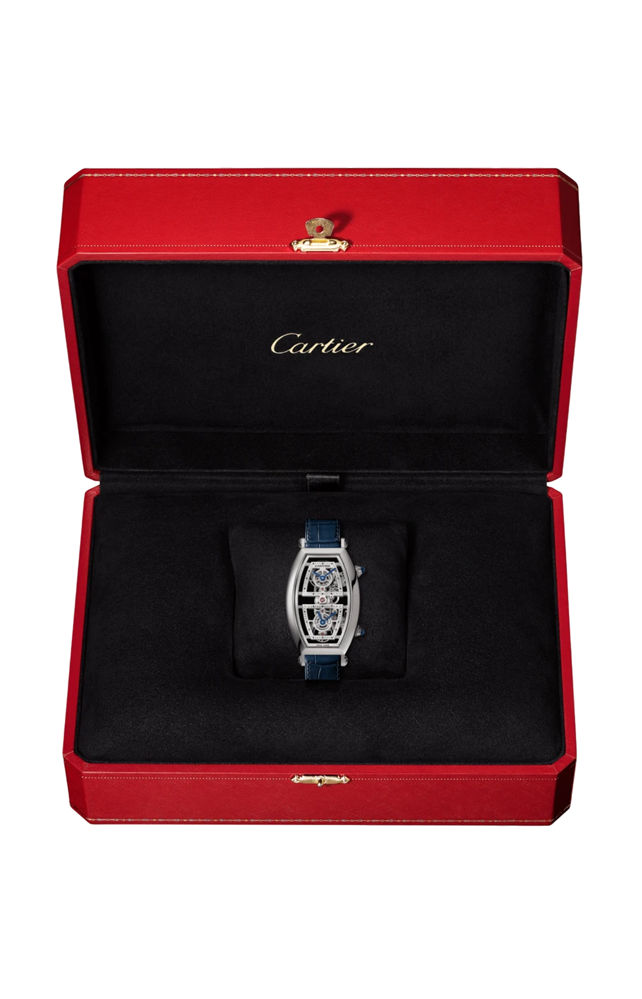 Cartier | TONNEAU SCHELETRATO, MODELLO EXTRA-LARGE, PLATINO, MANUALE - WHTN0012 (2)