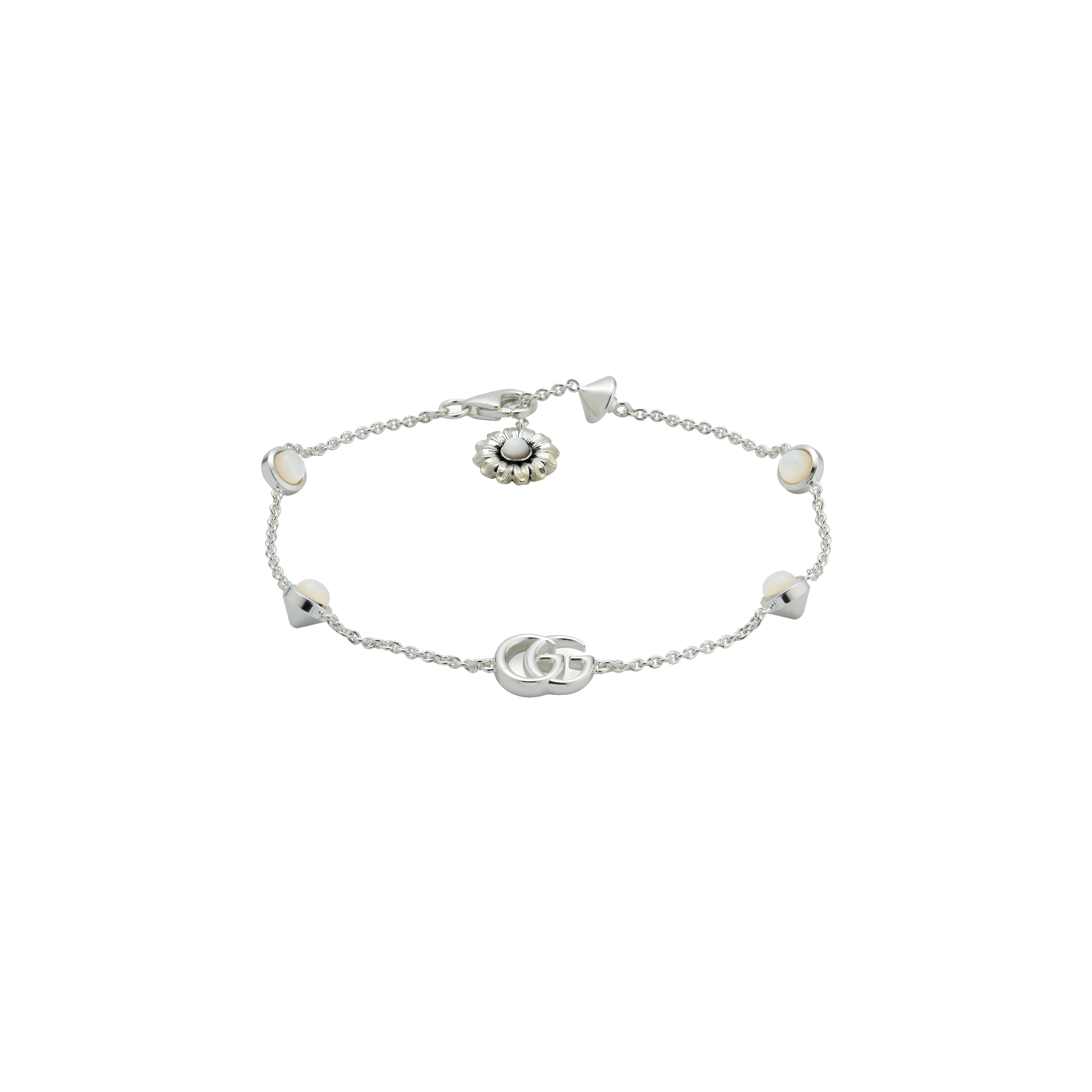 Gucci | BRACCIALE IN ARGENTO GG MARMONT - YBA773229001 - YBA773229001 (1)