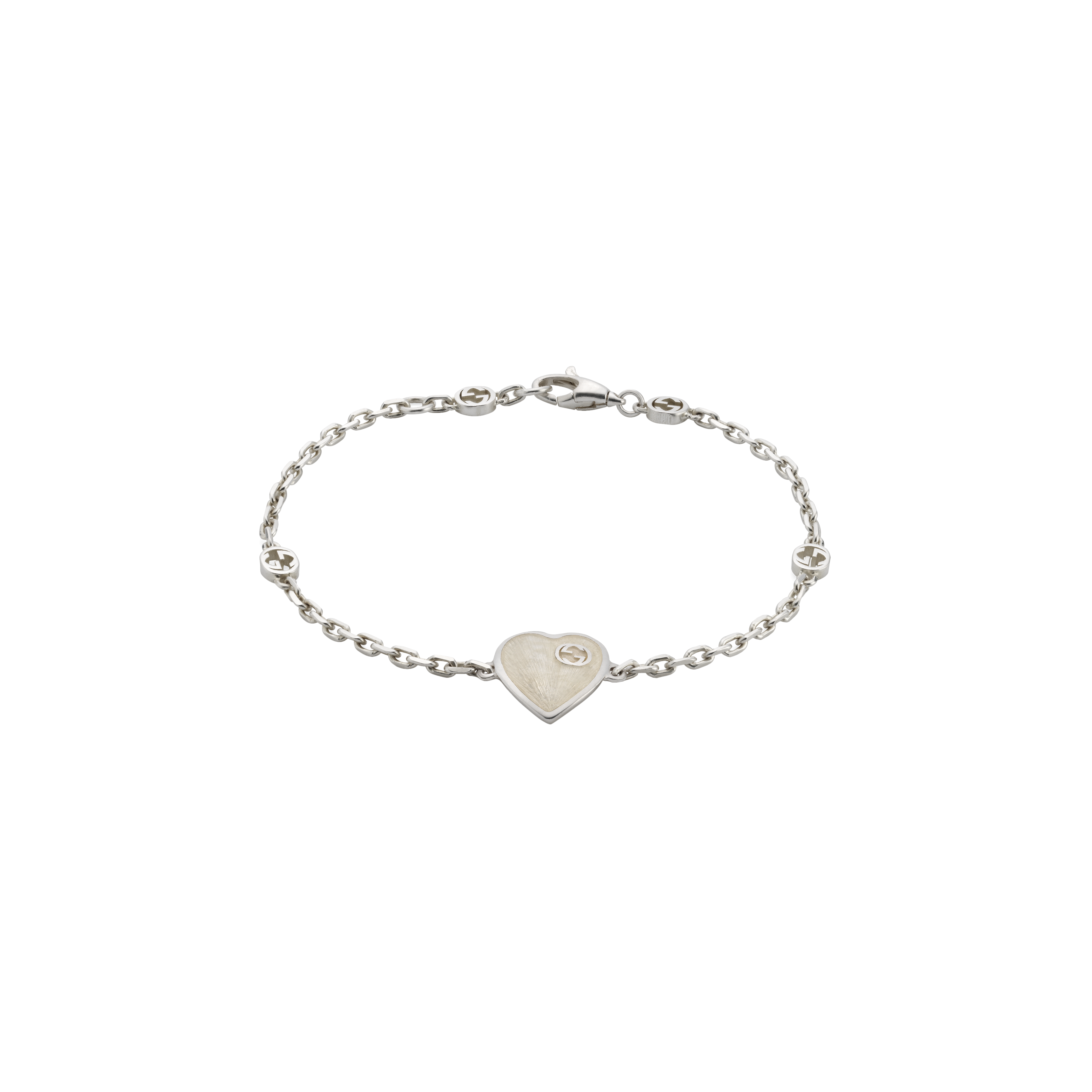 Gucci | BRACCIALE IN ARGENTO GUCCI HEART - YBA645546003 - YBA645546003 (1)