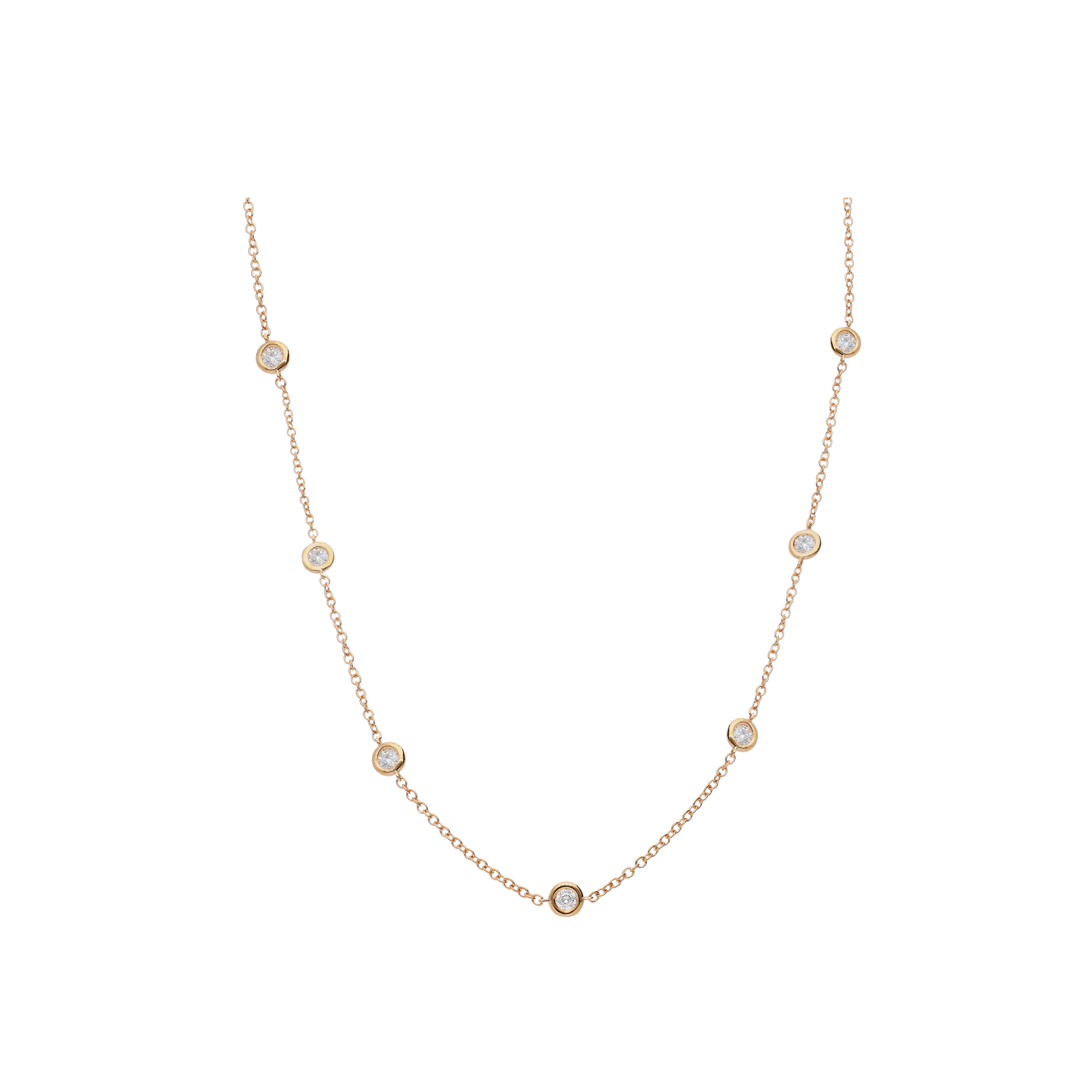 Bartorelli Italian Jewels | COLLANA GIROCOLLO IN ORO ROSA CON DIAMANTI - BBGT11CR09 (1)