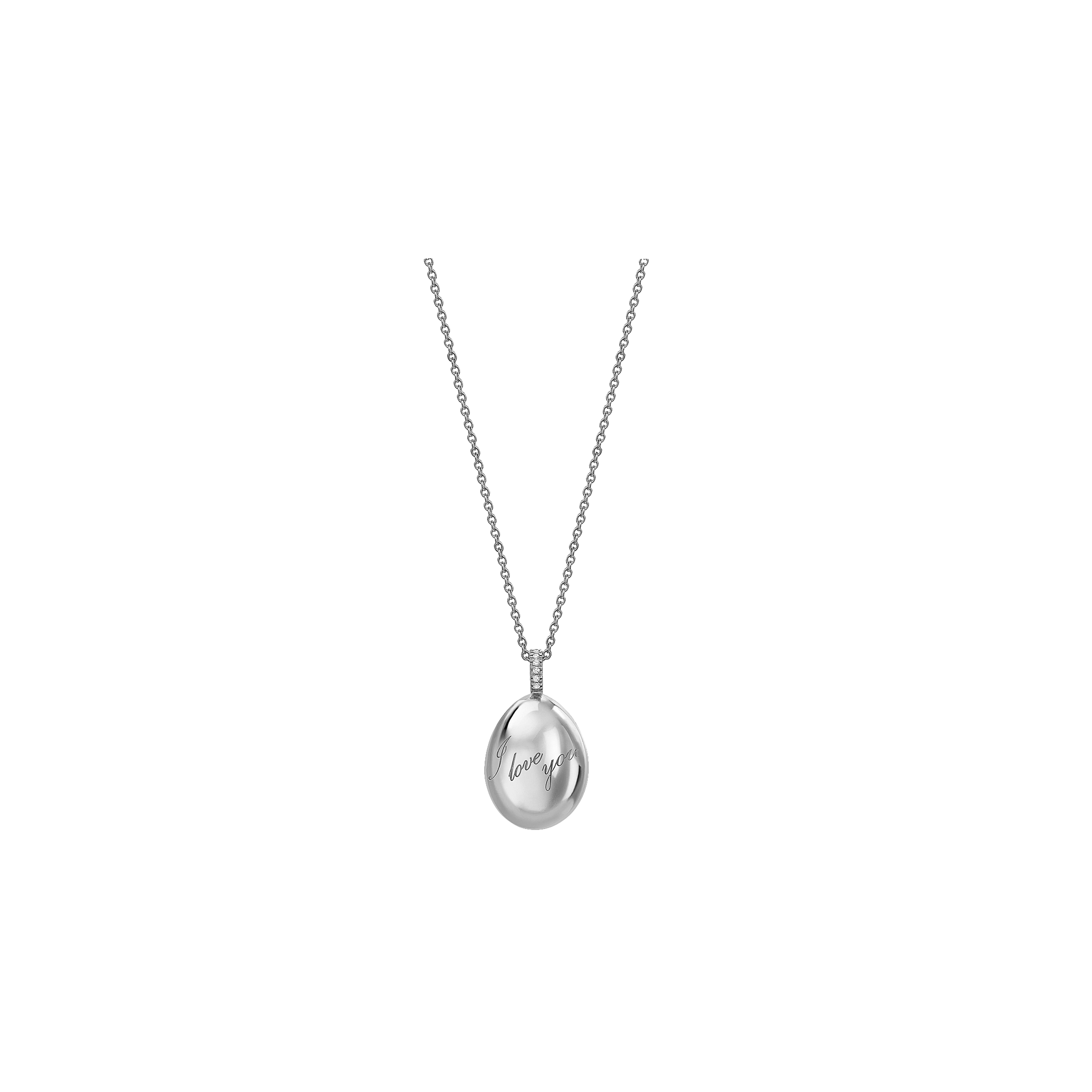 Faberg&eacute; | OVETTO FABERG&Eacute; ESSENCE  I LOVE YOU IN ORO BIANCO - 409FP927 (1)