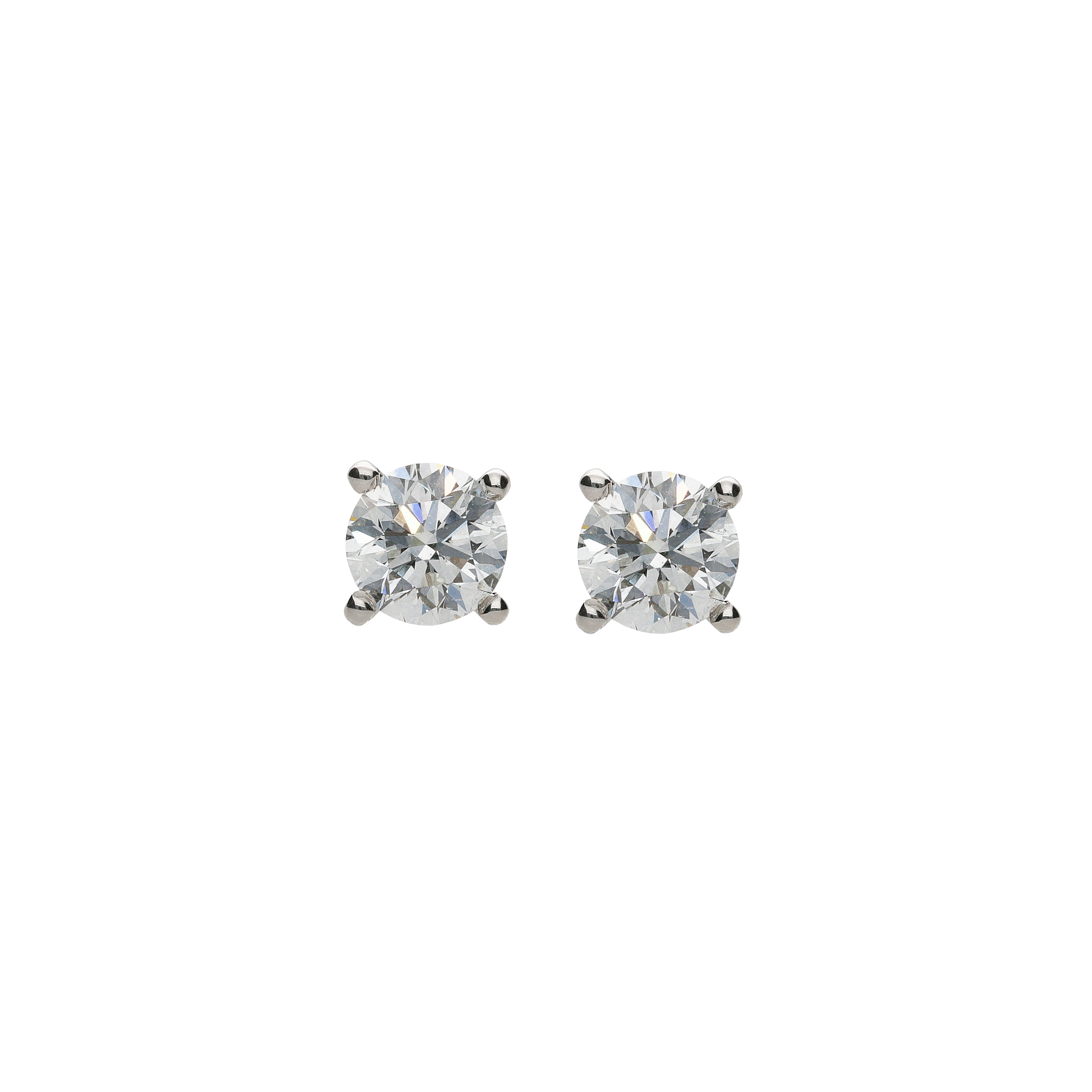 Bartorelli Italian Jewels | ORECCHINI PUNTO LUCE IN ORO BIANCO CON DIAMANTI - BAOR19 (1)