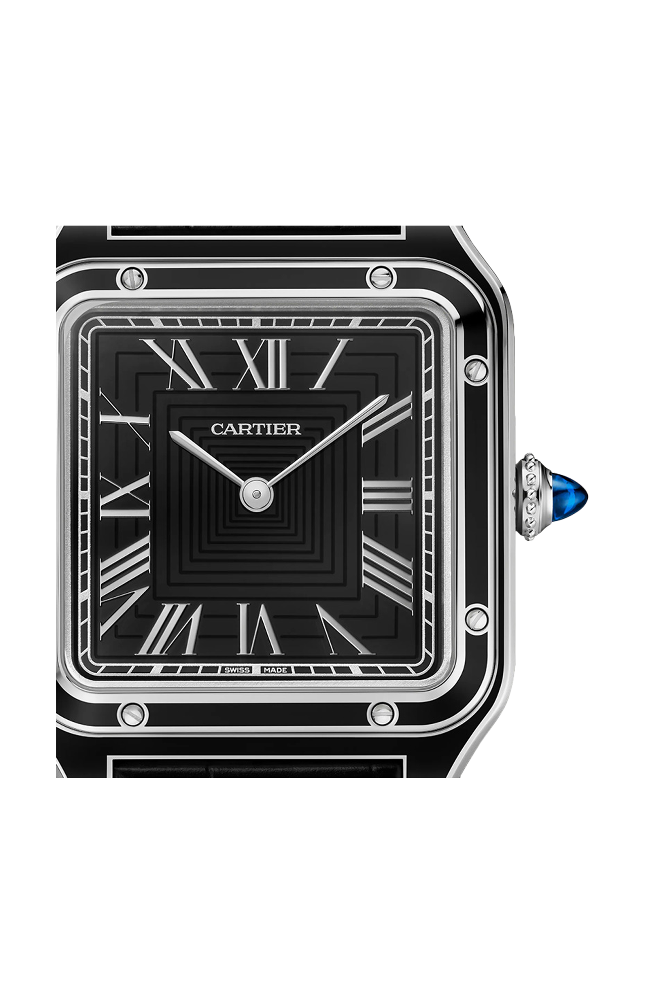 Cartier | SANTOS-DUMONT, MODELLO GRANDE, ACCIAIO, MANUALE - WSSA0046 (4)