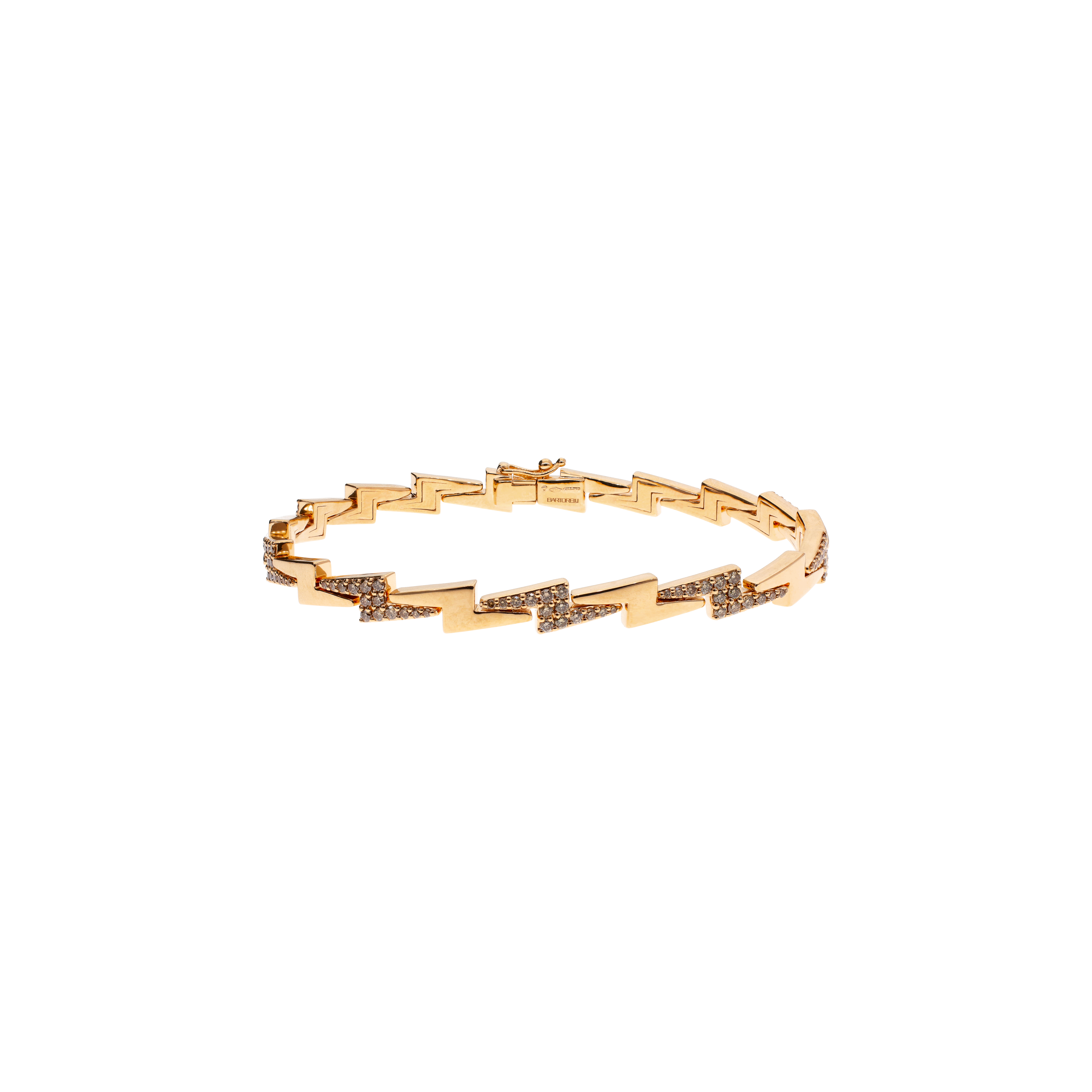 Bartorelli Italian Jewels | BRACCIALE IN ORO ROSA E DIAMANTI BORWN - VB29269DBP (1)