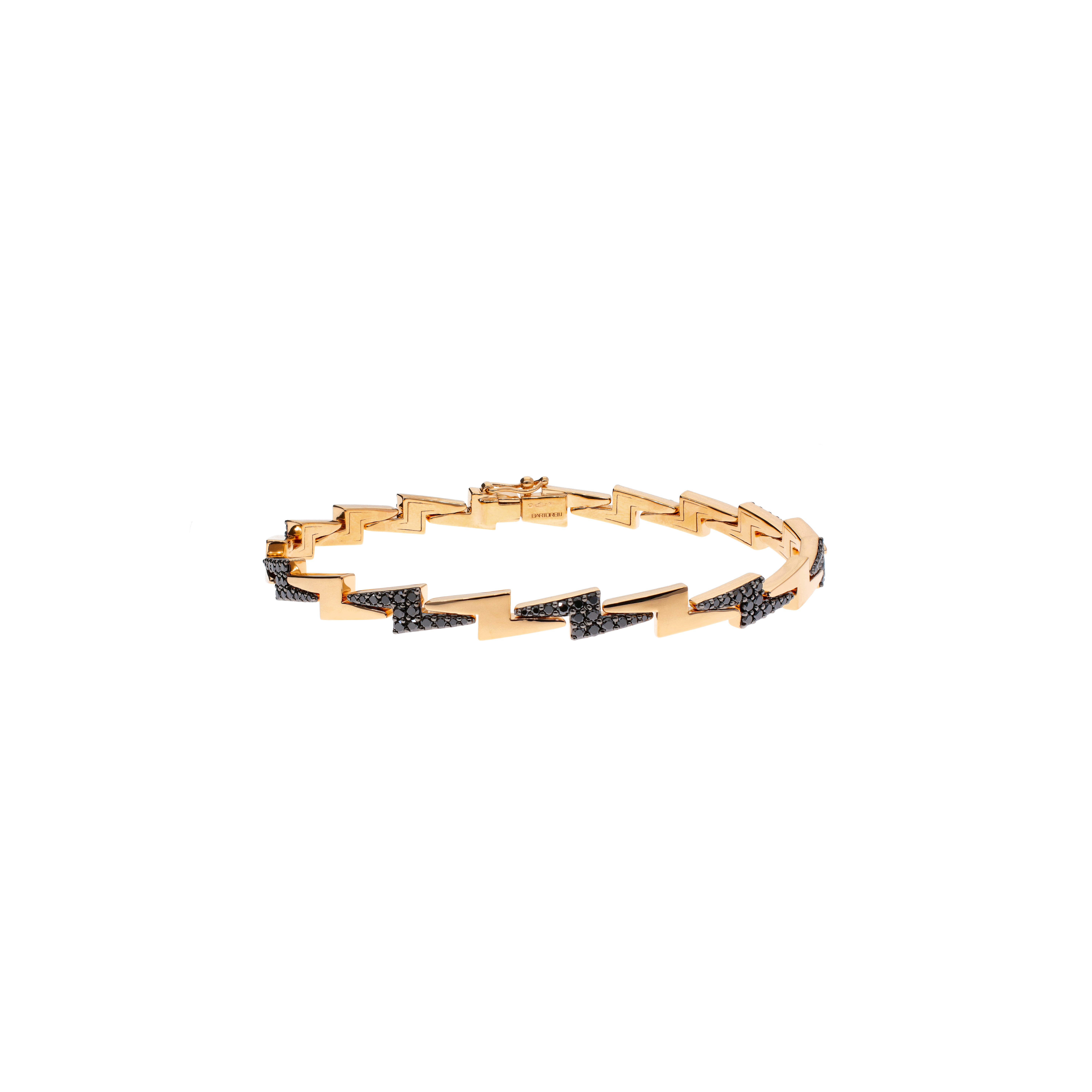 Bartorelli Italian Jewels | BRACCIALE IN ORO ROSA E DIAMANTI NERI - VB29269DKP (1)