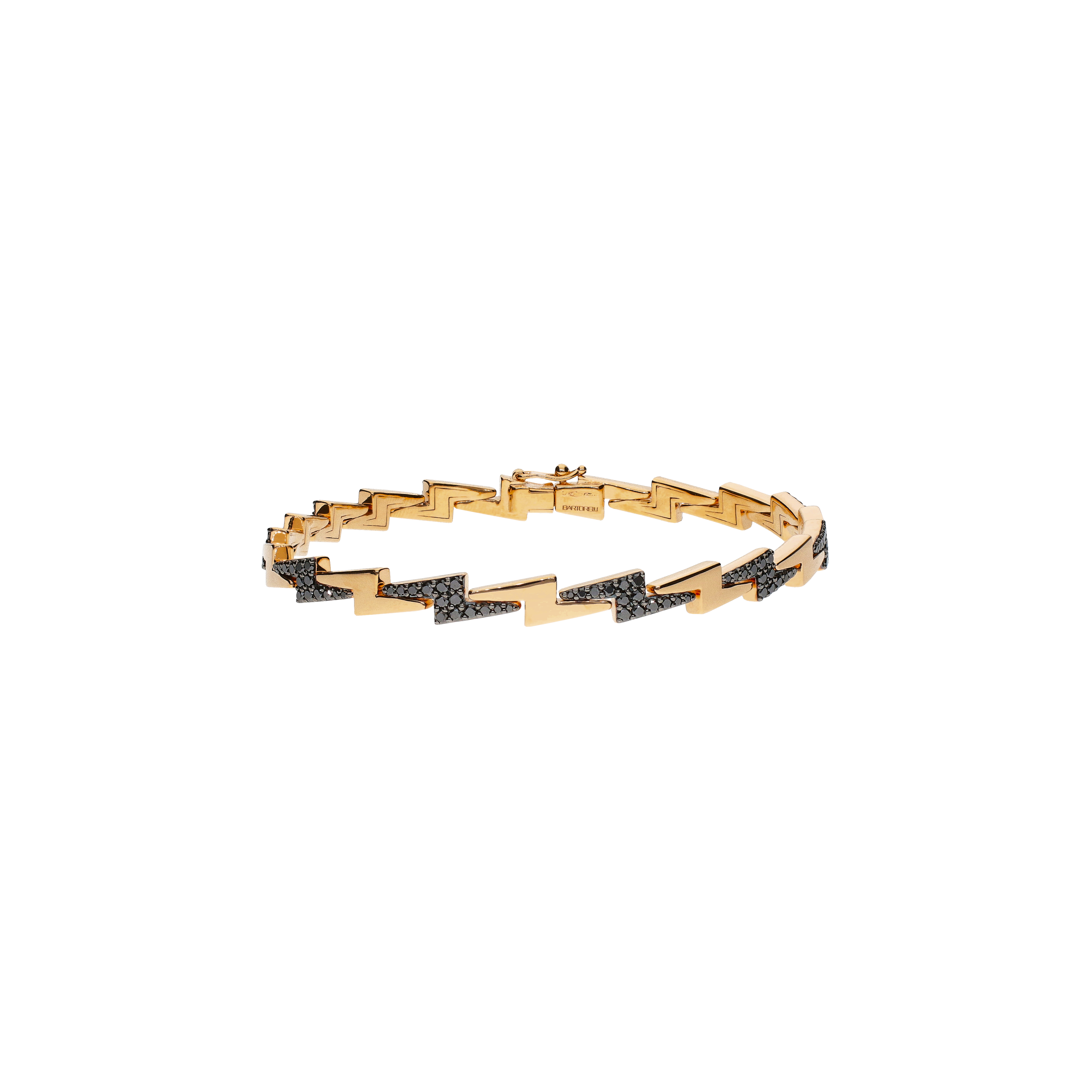 Bartorelli Italian Jewels | BRACCIALE IN ORO ROSA E DIAMANTI NERI - VB29269DK195P (1)