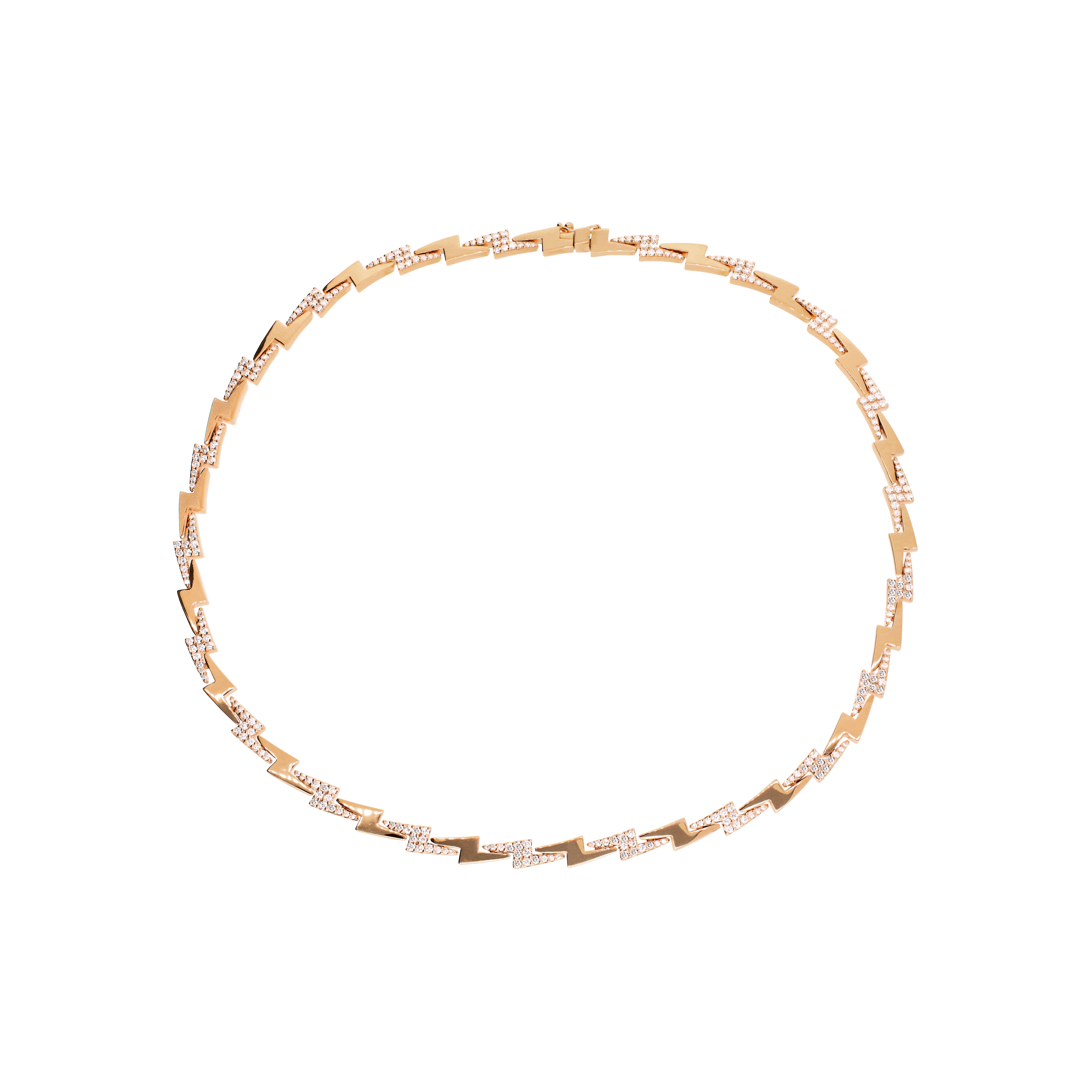 Bartorelli Italian Jewels | GIROCOLLO IN ORO ROSA E DIAMANTI - COLFULMINIORODIA (1)