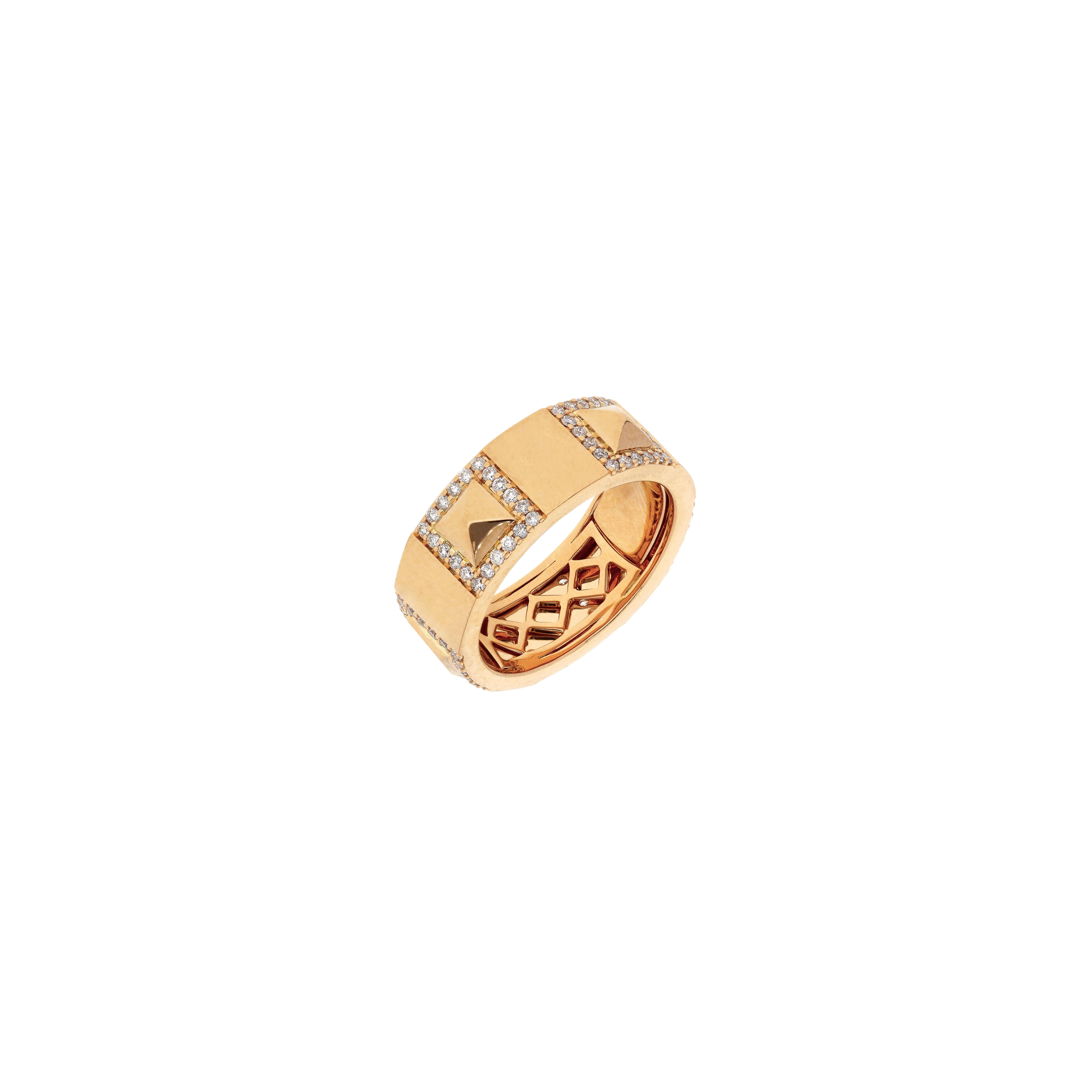 Bartorelli Italian Jewels | ANELLO IN ORO ROSA E DIAMANTI BIANCHI - VR29624DP (1)