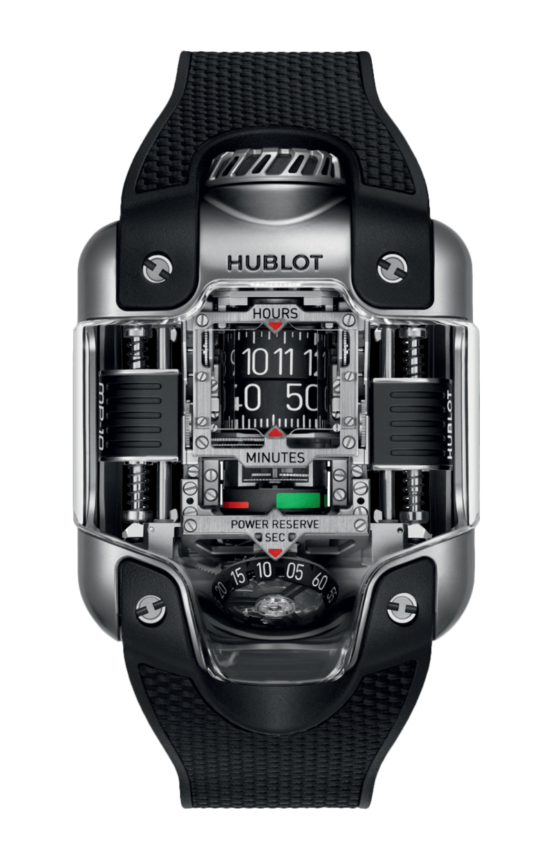 Hublot | EXCEPTIONAL TIMEPIECES MP-10 TORUBILLON WEIGHT ENERGY SYSTEM TITANIUM 54.1 X 41.5 - LIMITED EDITION - 910.NX.0001.RX (1)