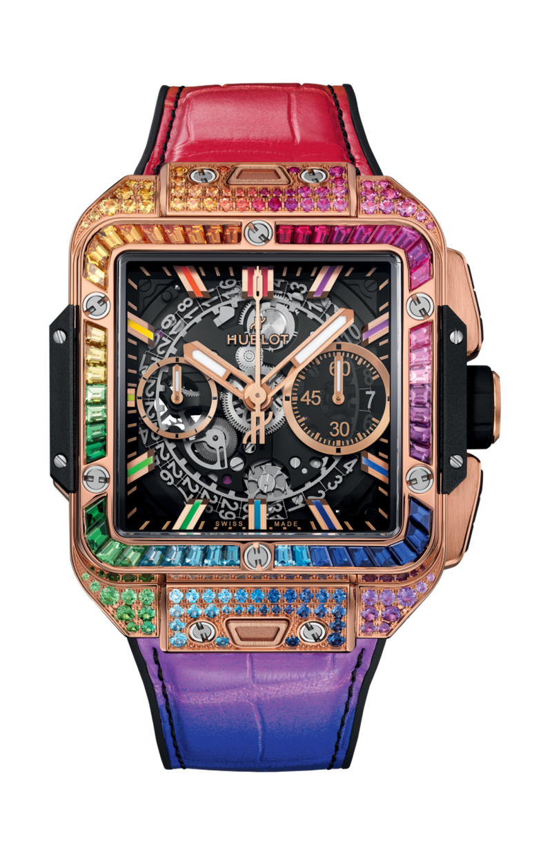 Hublot | SQUARE BANG KING GOLD RAINBOW 42 MM - 821.OX.0118.LR.0999 (1)
