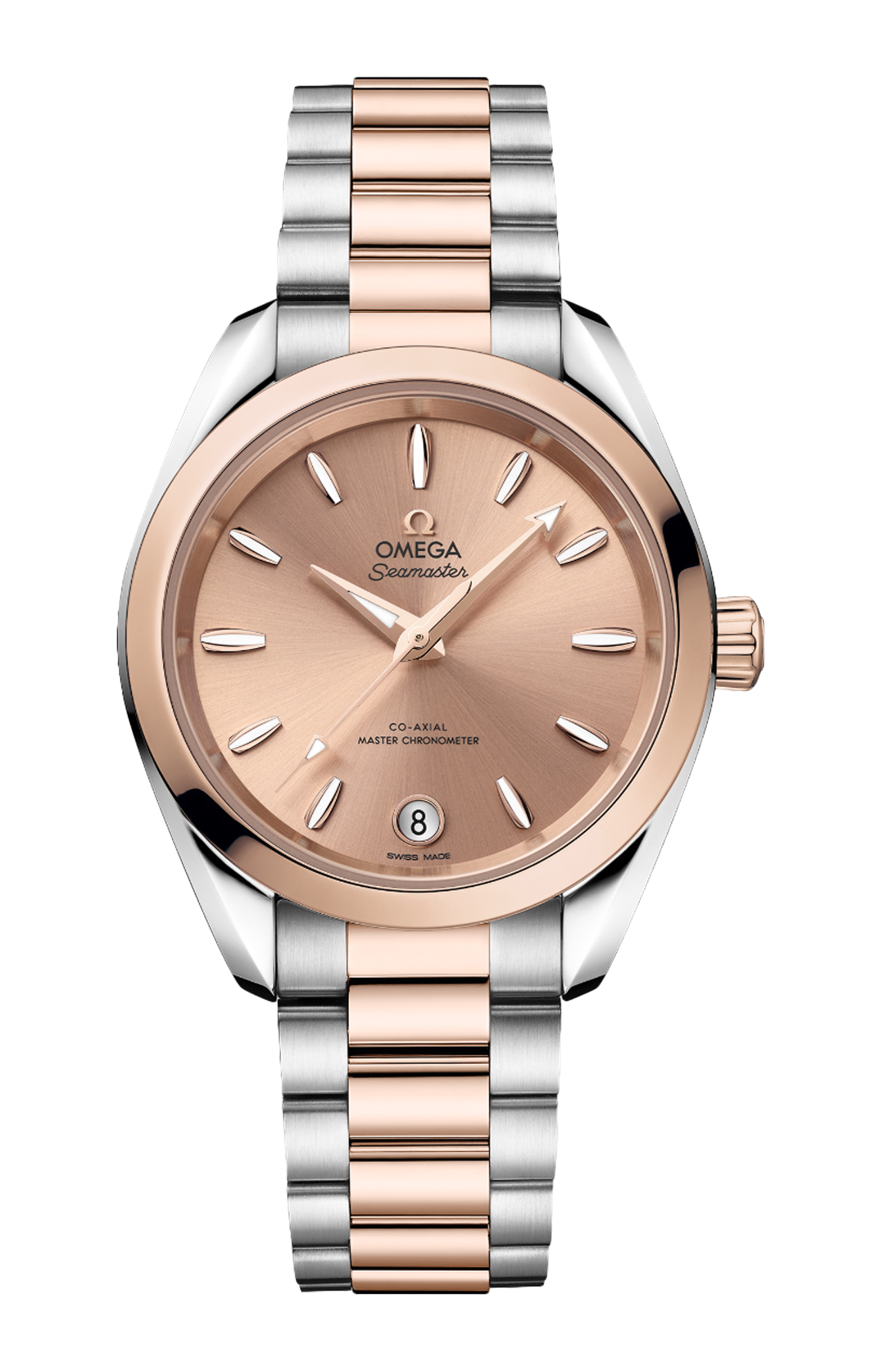 Omega | SEMASTER AQUA TERRA SHADES 34 MM, ACCIAIO‑ORO SEDNA&trade; SU ACCIAIO‑ORO SEDNA&trade; - 220.20.34.20.10.001 (1)