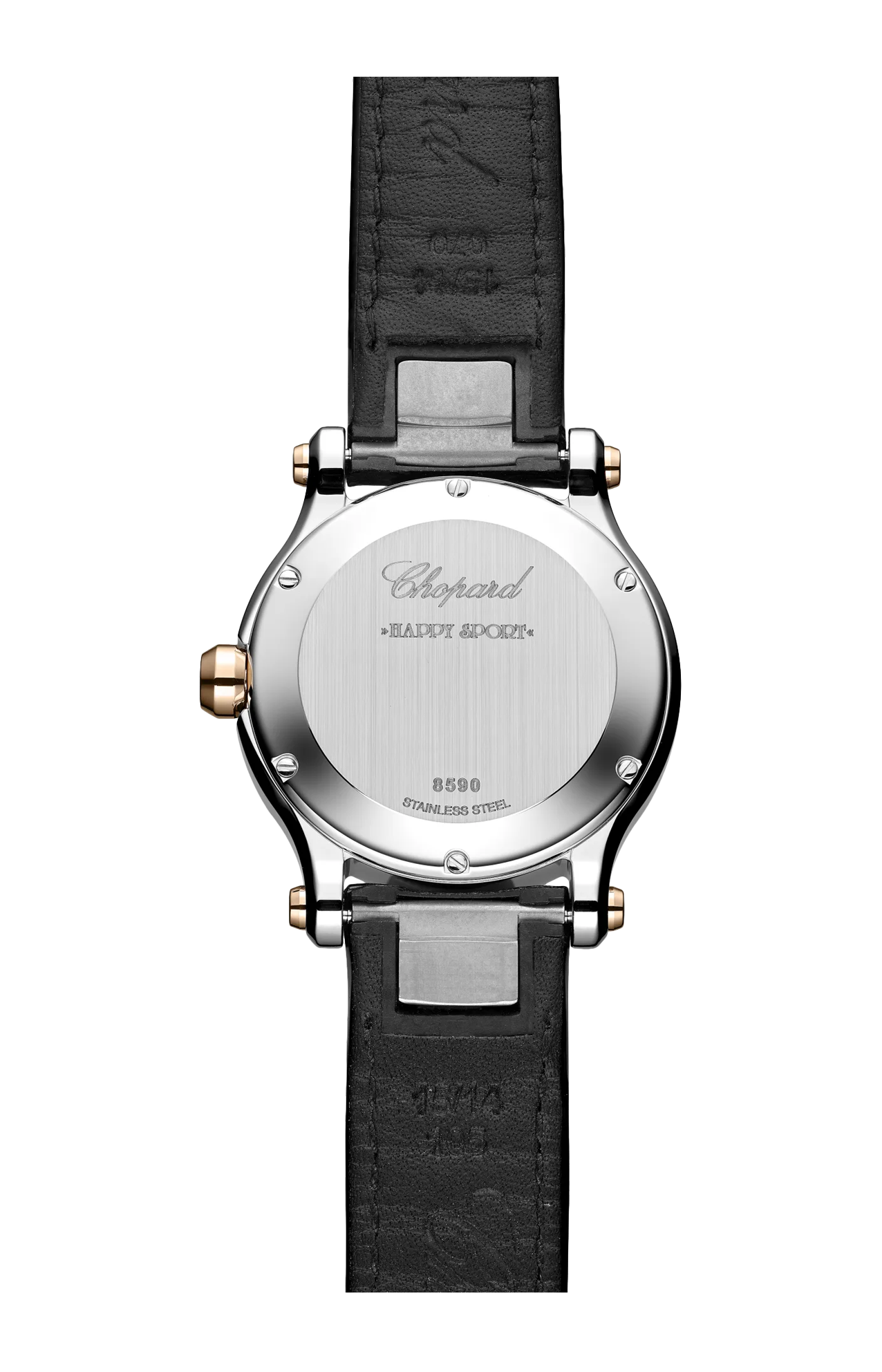 Chopard | HAPPY SPORT 36 MM, QUARZO, ORO ROSA ETICO, LUCENT STEEL&trade;, DIAMANTI - 278582 (2)