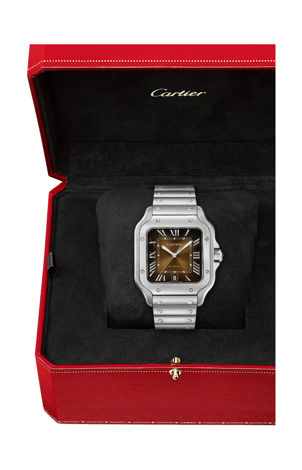 Cartier | SANTOS DE CARTIER, MODELLO GRANDE, ACCIAIO, AUTOMATICO - WSSA0064 (5)