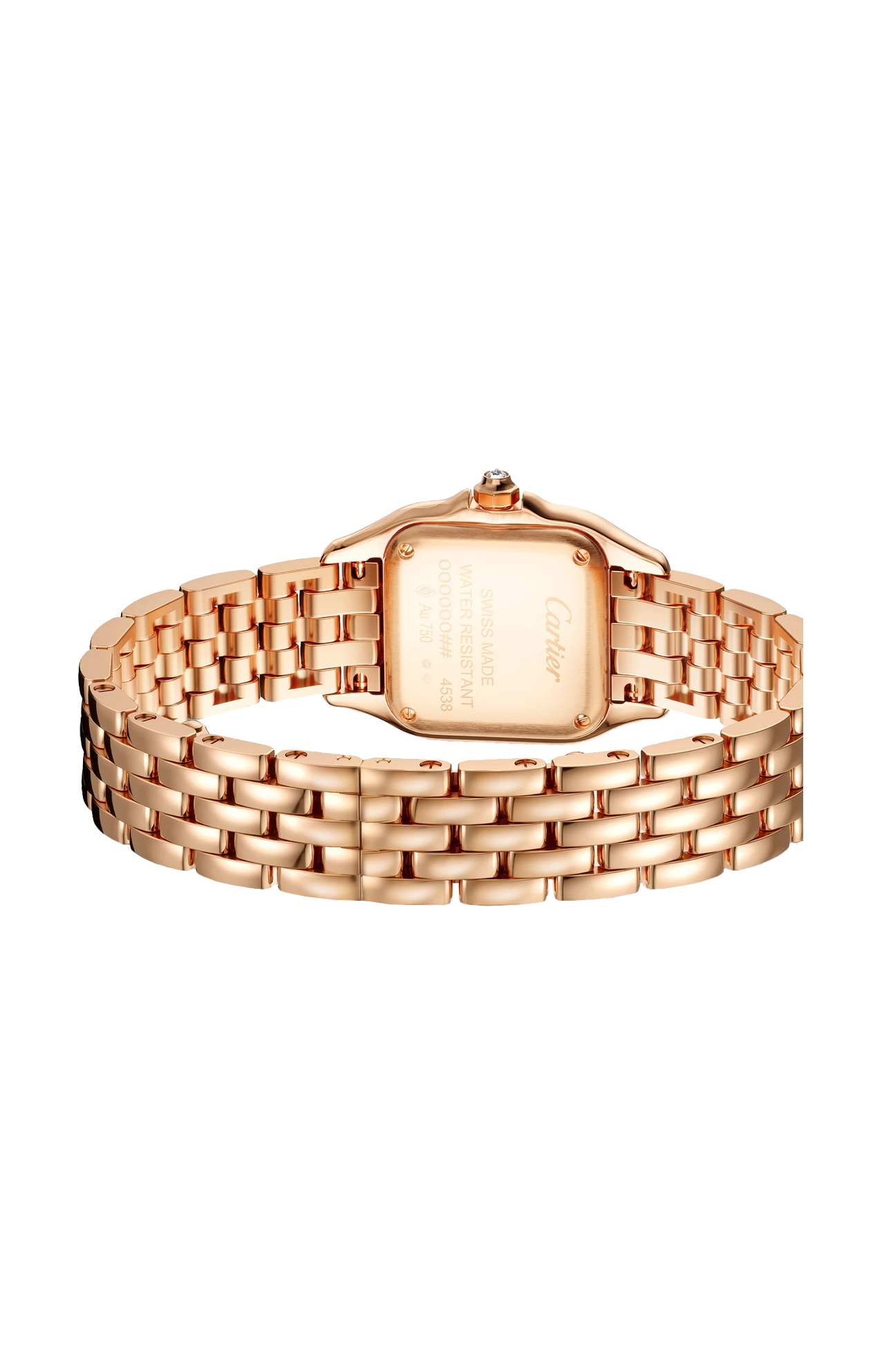Cartier | PANTH&Egrave;RE DE CARTIER MODELLO PICCOLO, ORO ROSA, DIAMANTI, QUARZO - WJPN0091 (4)