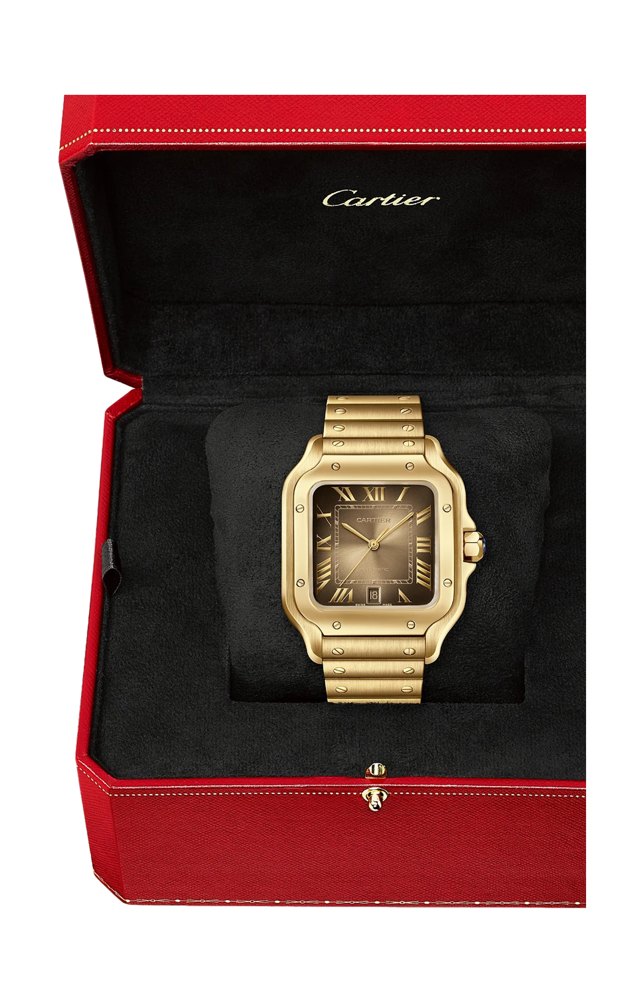 Cartier | SANTOS DE CARTIER, MODELLO GRANDE, ORO GIALLO, AUTOMATICO - WGSA0095 (7)