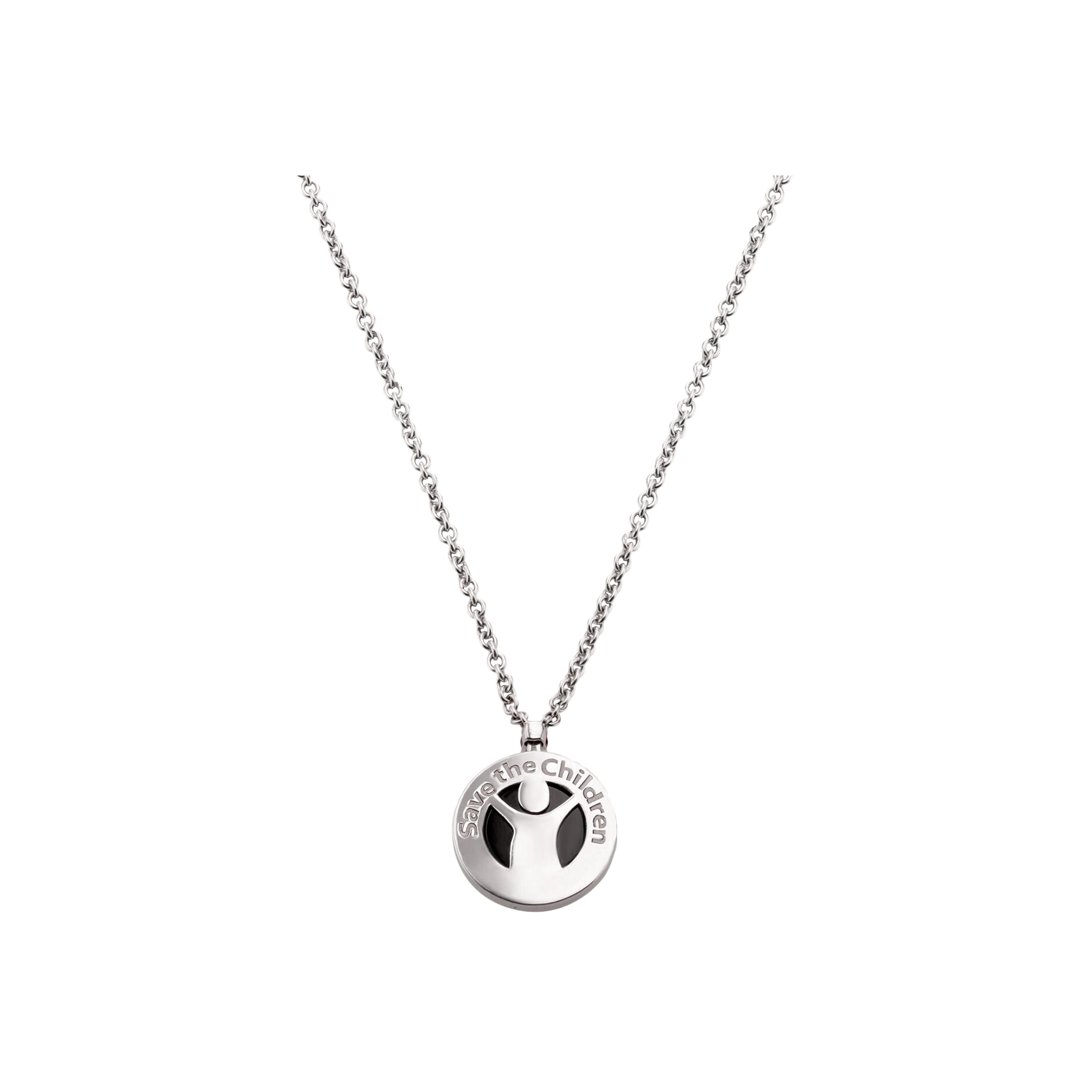 Bulgari | COLLANA SAVE THE CHILDREN 10th ANNIVERSARY IN ARGENTO CON PENDENTE CON ONICE E RUBINO - CL858702 (2)