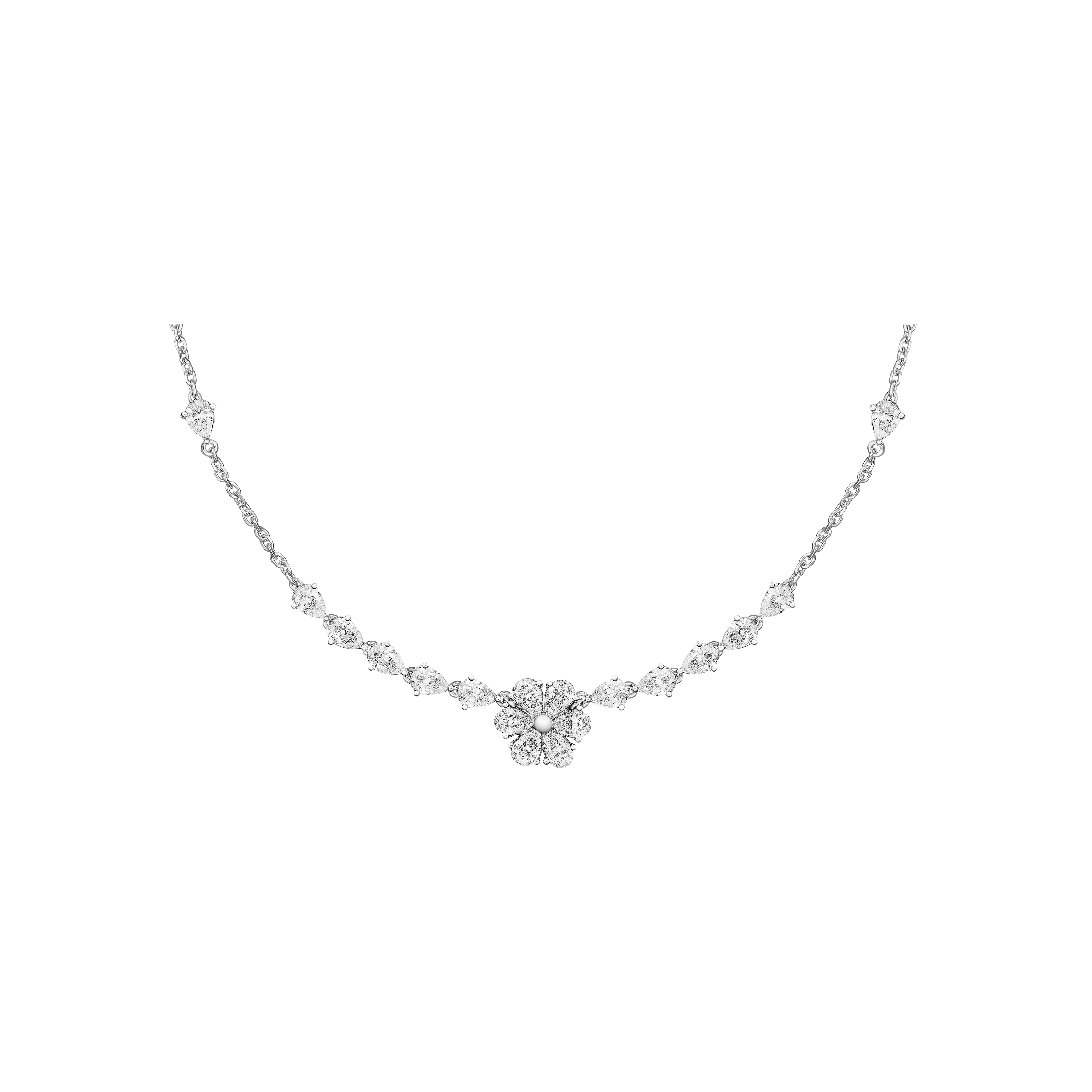 Chopard | CHOPARD - COLLANA L'HEURE DU DIAMANT, ORO BIANCO ETICO, DIAMANTI - 81A106 (1)