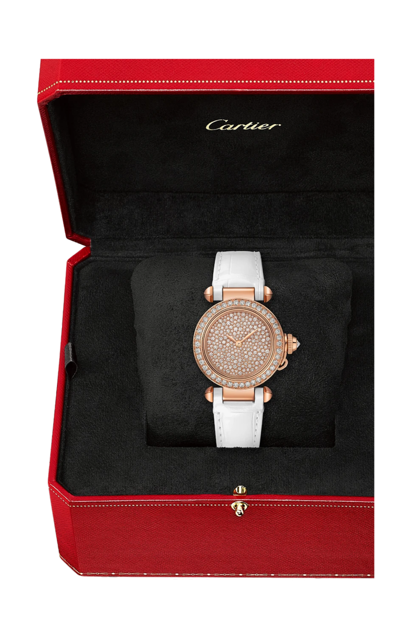 Cartier | PASHA DE CARTIER, 30 MM, ORO ROSA, DIAMANTI, QUARZO - WJPA0033 (5)