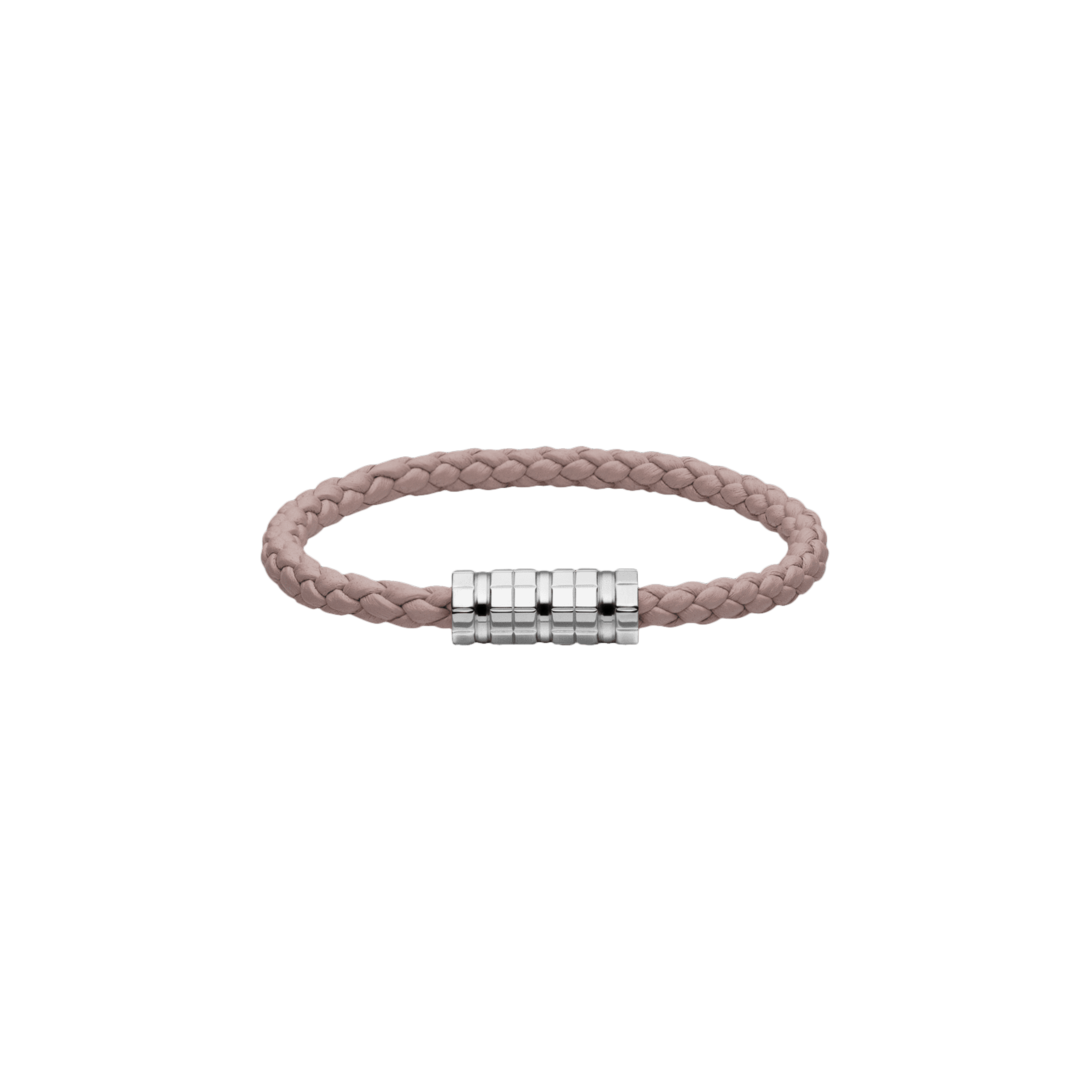 Chopard | CHOPARD - BRACCIALE ICE CUBE, PELLE LIGHT PINK, METALLO TONALITA' ARGENTO - 95016 (1)