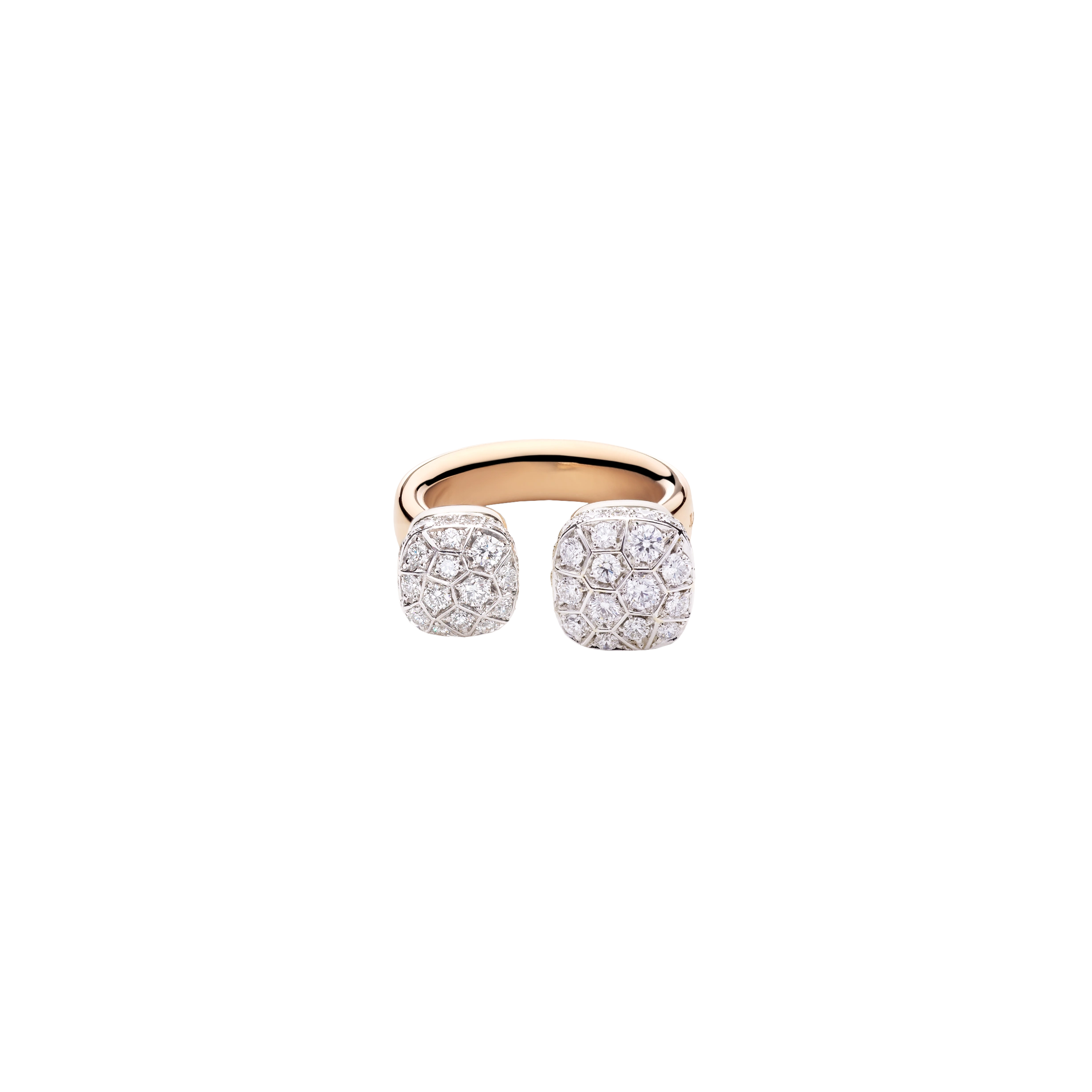 Pomellato | ANELLO NUDO IN ORO ROSA E ORO BIANCO CON DIAMANTI - PAC4021O6WHRDB000 (2)