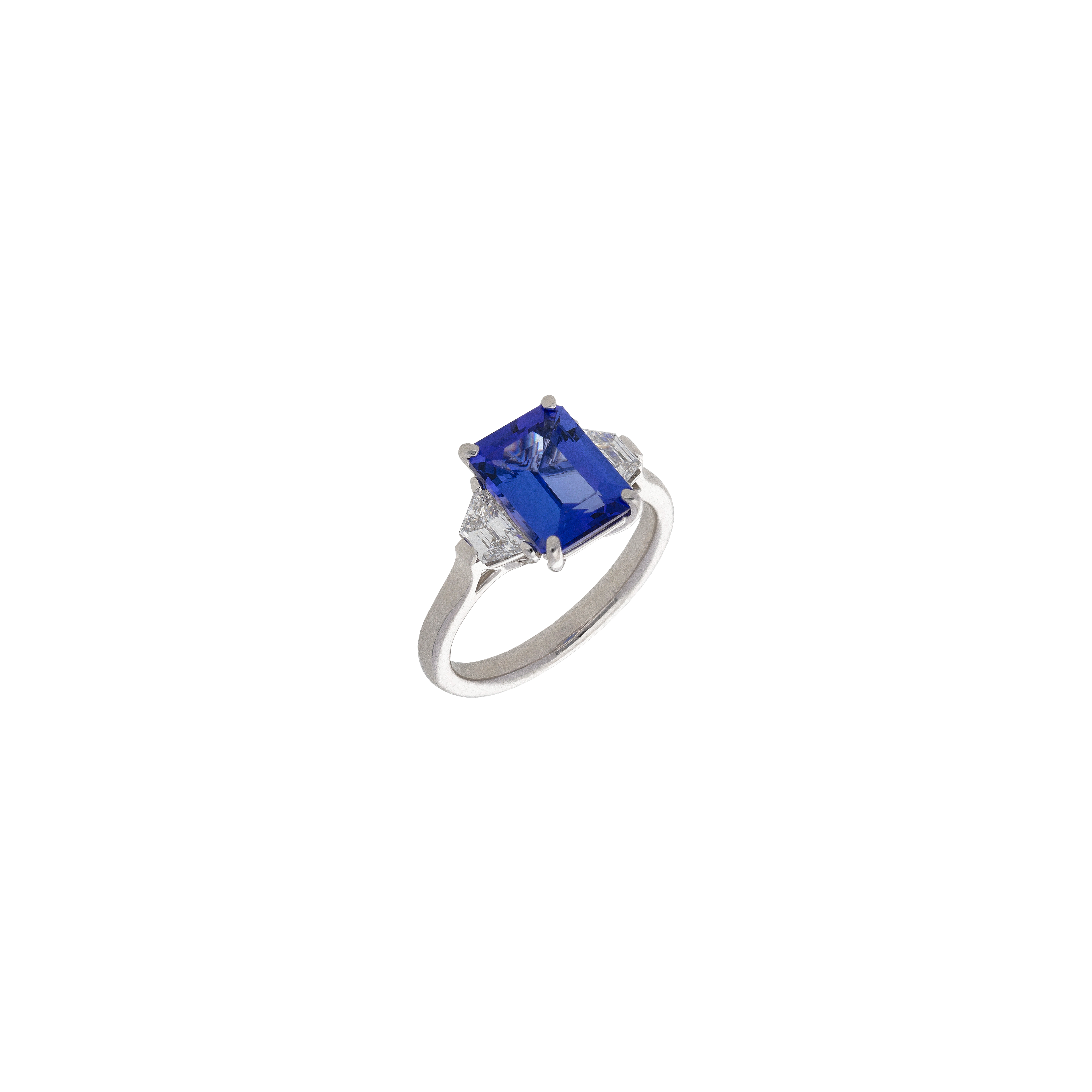 Bartorelli Italian Jewels | ANELLO IN ORO BIANCO CON TANZANITE E E DIAMANTI - 000-5538NS (1)