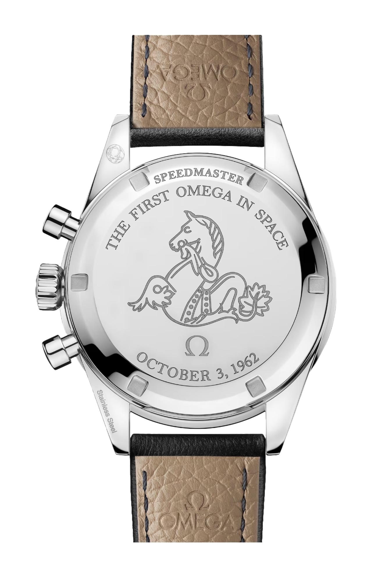 Omega | SPEEDMASTER FIRST OMEGA IN SPACE 39,7 MM, ACCIAIO SU PELLE - 310.32.40.50.06.001 (2)