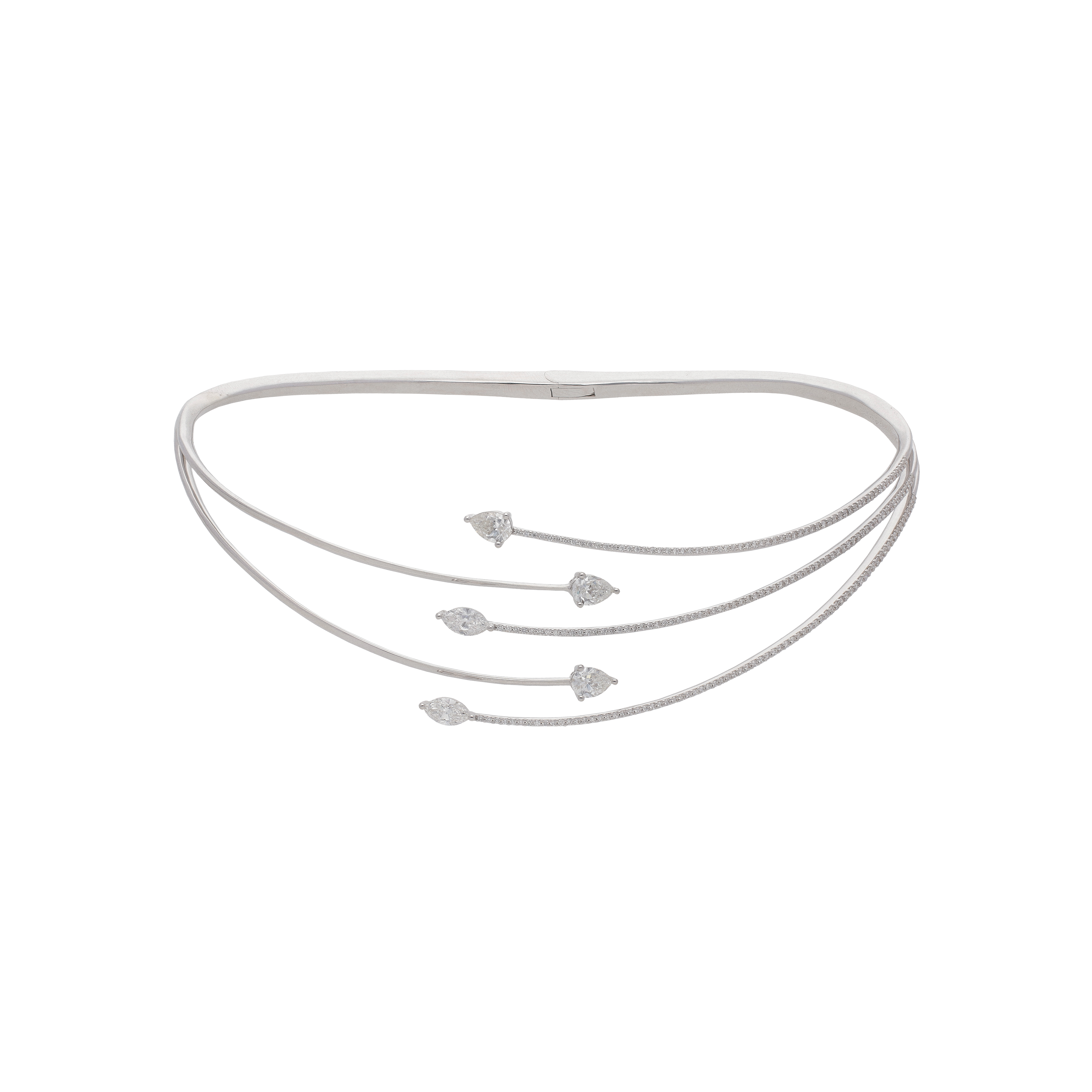 Bartorelli Italian Jewels | GIROCOLLO IN ORO BIANCO E DIAMANTI - COLRAMI5FOB (1)