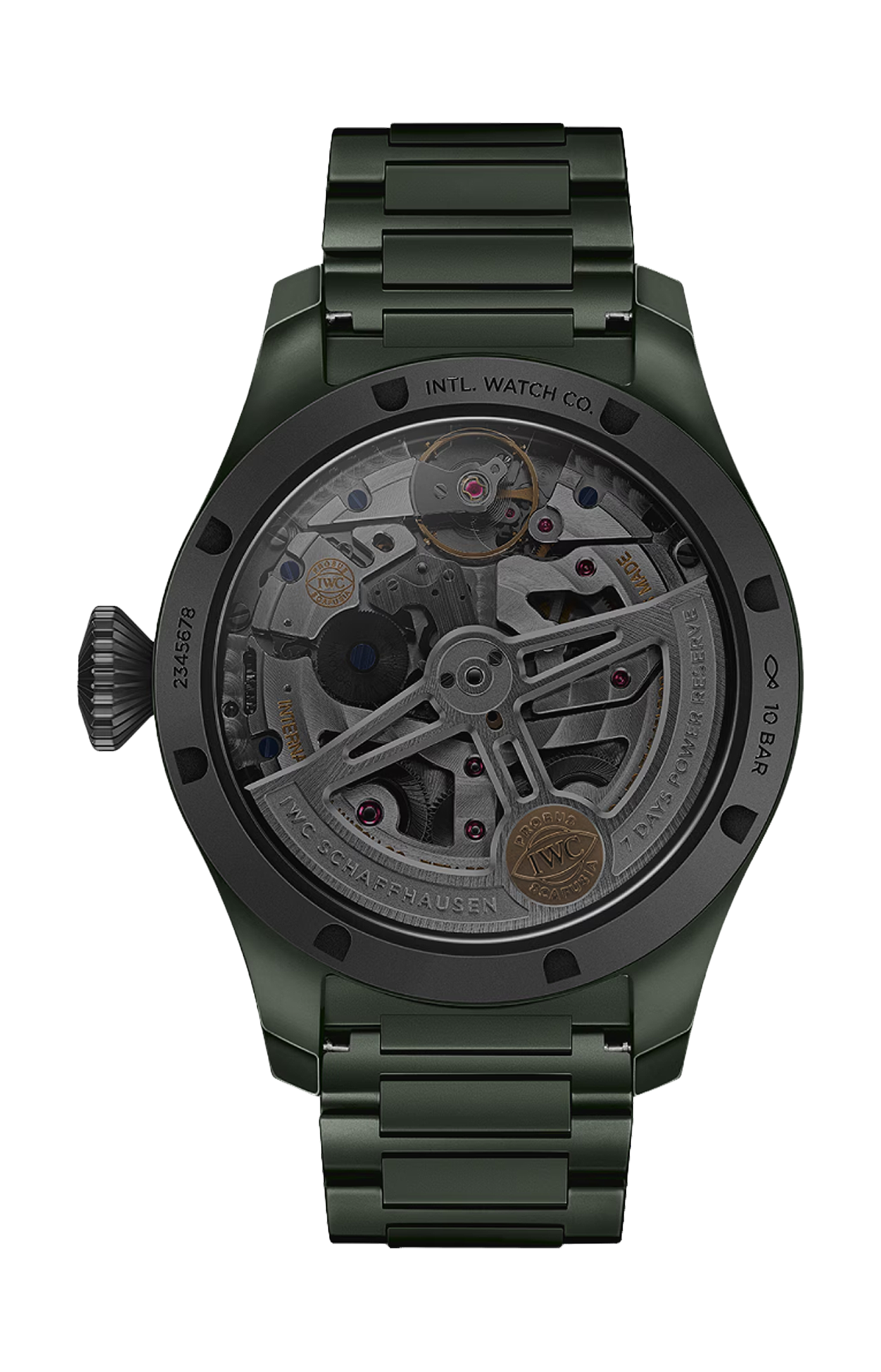 Iwc Schaffhausen | BIG PILOT&rsquo;S WATCH PERPETUAL CALENDAR TOP GUN WOODLAND - IW503101 (2)