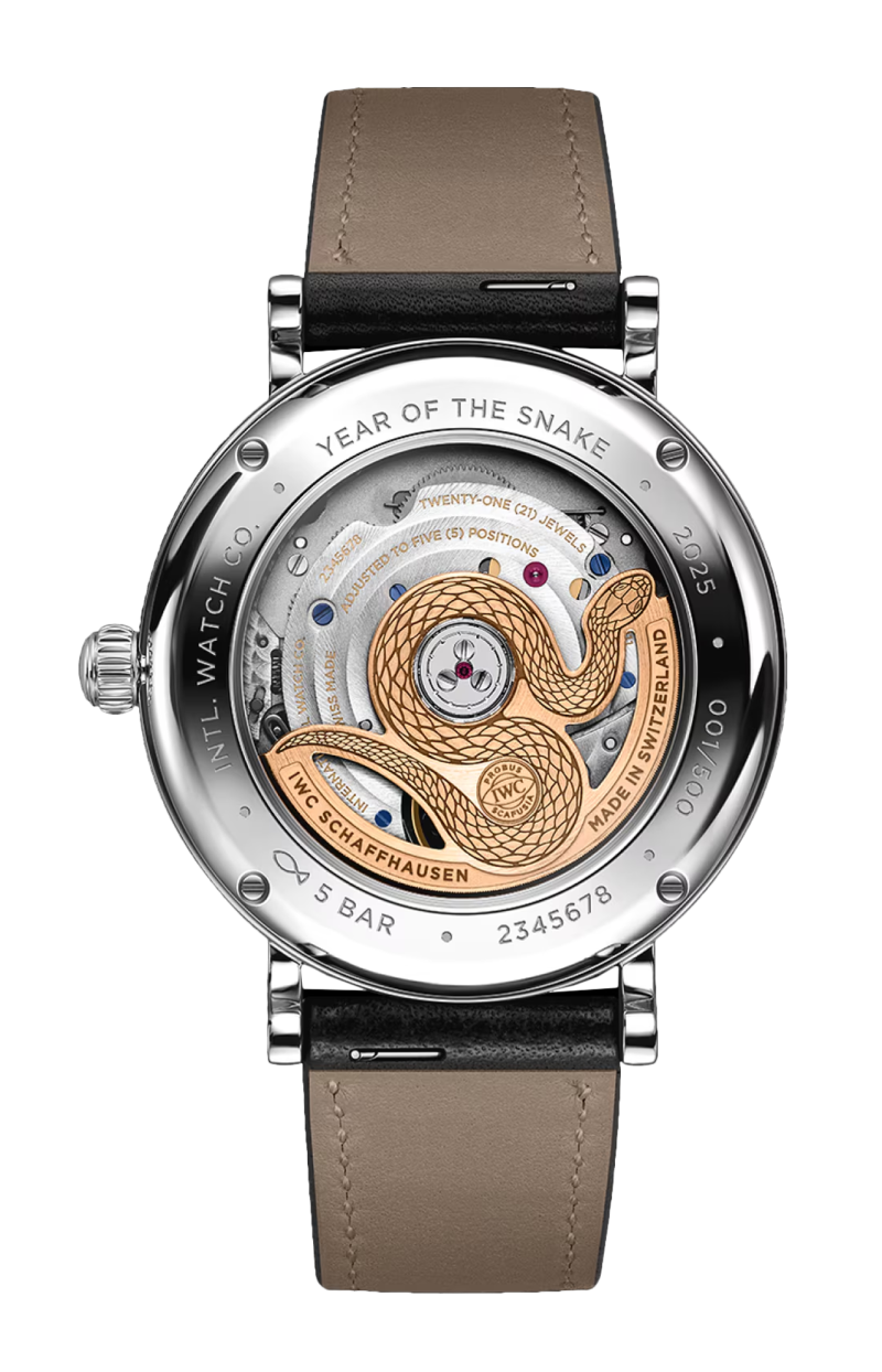 Iwc Schaffhausen | PORTOFINO AUTOMATIC MOON PHASE 37 YEAR OF THE SNAKE - LIMITED EDITION - IW459604 (2)