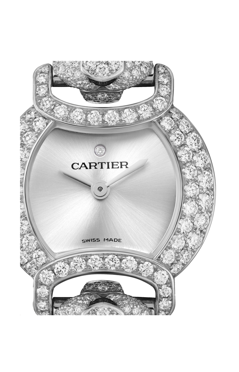 Cartier | LA PANTH&Egrave;RE DE CARTIER, ORO BIANCO, DIAMANTI, SMERALDO, QUARZO - HPI01735 (3)