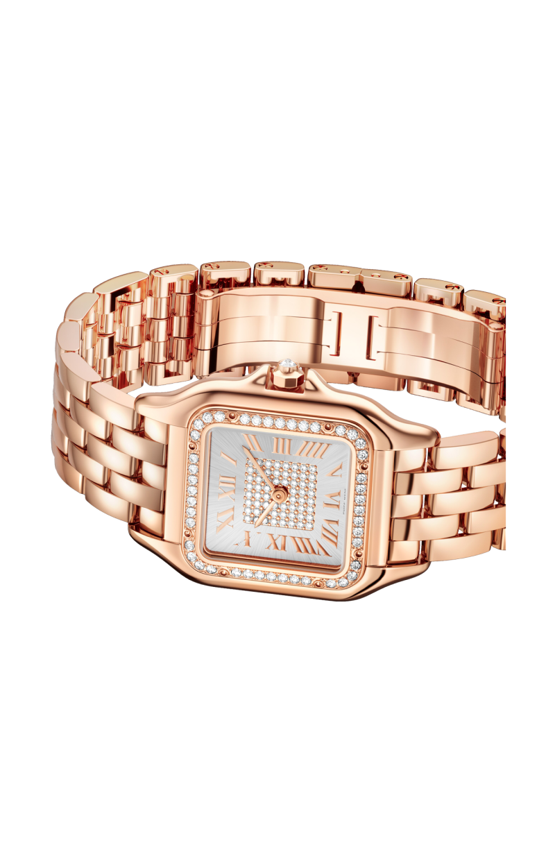 Cartier | PANTH&Egrave;RE DE CARTIER, MODELLO MEDIO, ORO ROSA, DIAMANTI, QUARZO - WJPN0092 (4)