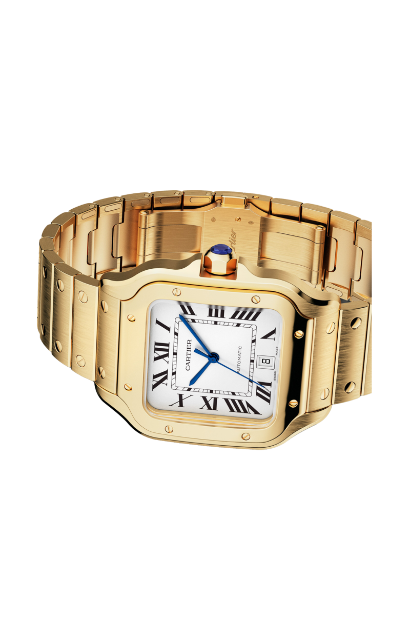 Cartier | SANTOS DE CARTIER, MODELLO GRANDE, ORO GIALLO, AUTOMATICO - WGSA0042 (6)