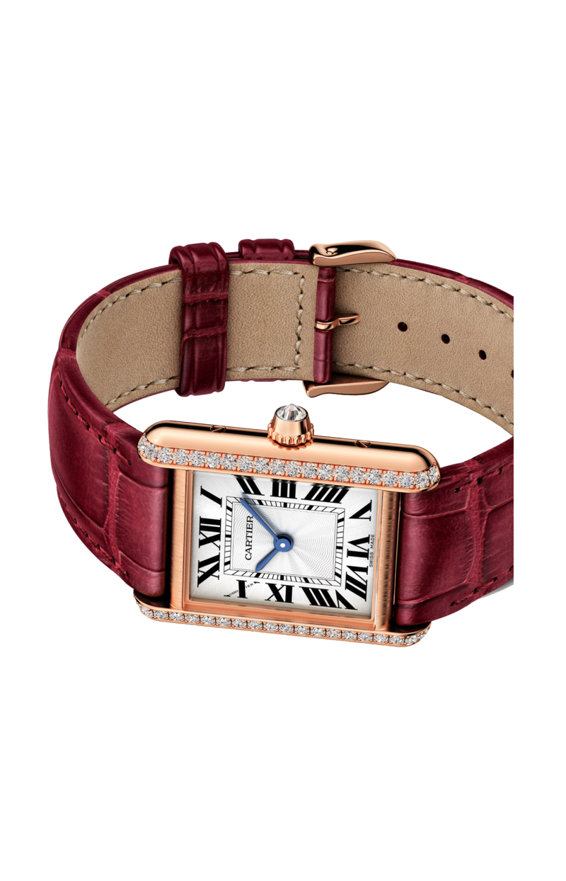 Cartier | TANK LOUIS CARTIER, MODELLO PICCOLO, ORO ROSA, DIAMANTI, MANUALE - WJTA0037 (5)