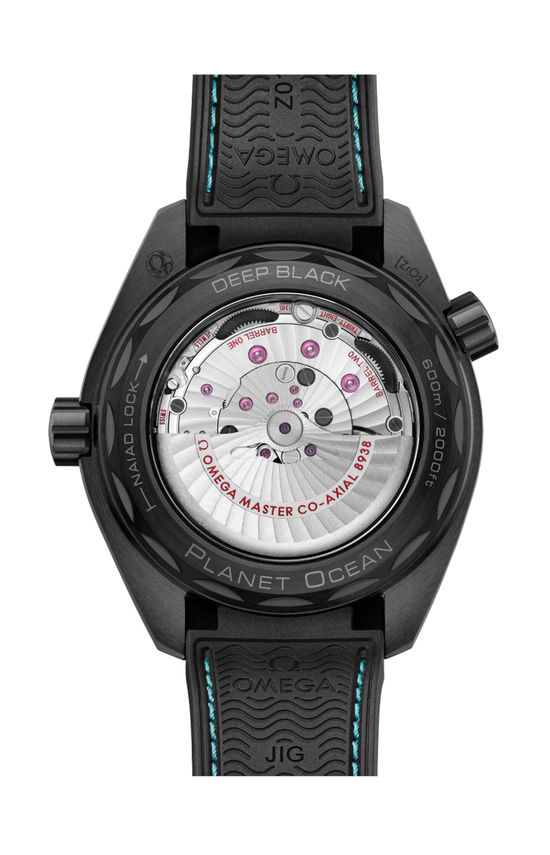 Omega | SEAMASTER PLANET OCEAN 600M 45,5 MM, CERAMICA NERA SU CAUCCI&Ugrave; - 215.92.46.22.01.006 (2)