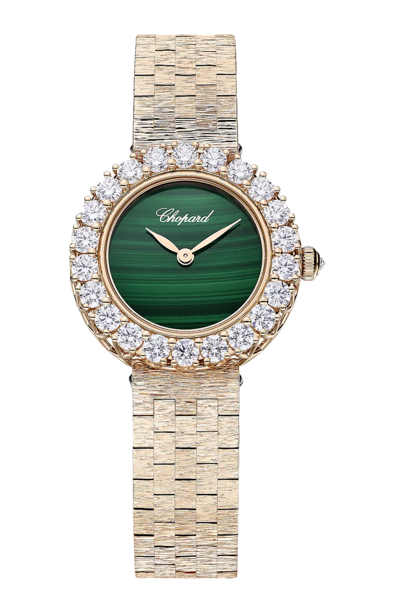 Chopard | L'HEURE DU DIAMANT ROUND 26 MM, MANUALE, ORO ETICO ROSA, DIAMANTI - 10A178 (1)