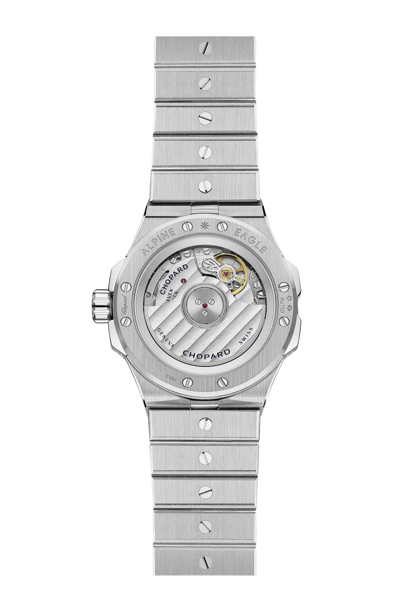 Chopard | ALPINE EAGLE 33 FROZEN TOPAZ BLUE 33 MM, AUTOMATICO, ORO BIANCO ETICO, DIAMANTI, TOPAZI - 295384 (2)