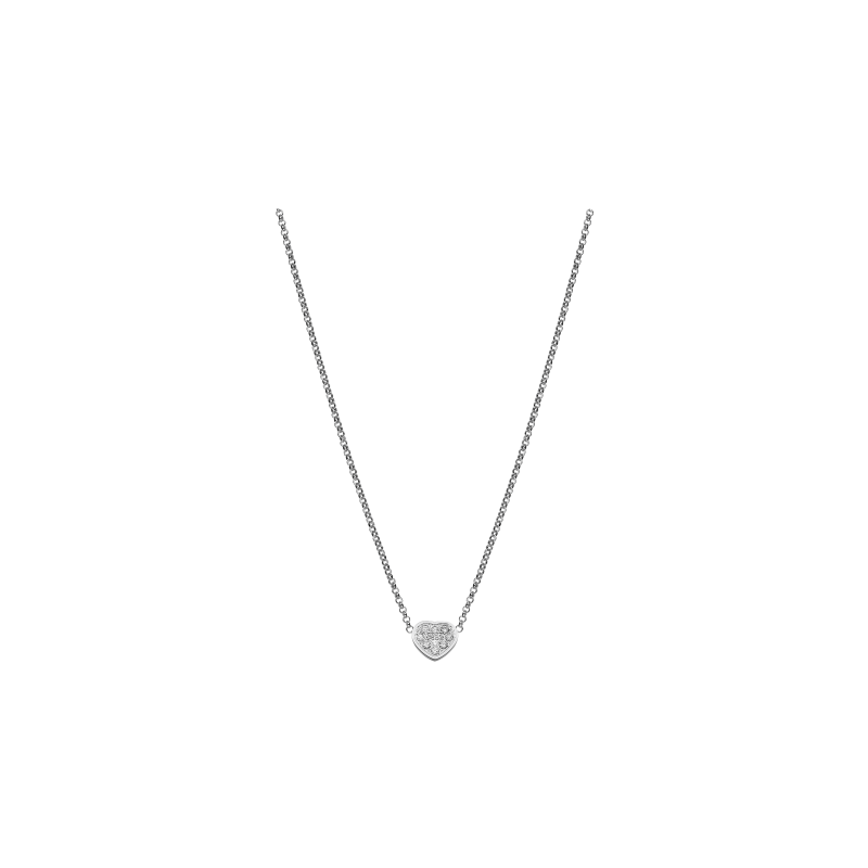 Chopard | CHOPARD - COLLANA MY HAPPY HEARTS, ORO BIANCO ETICO, DIAMANTI - 81A086 (1)