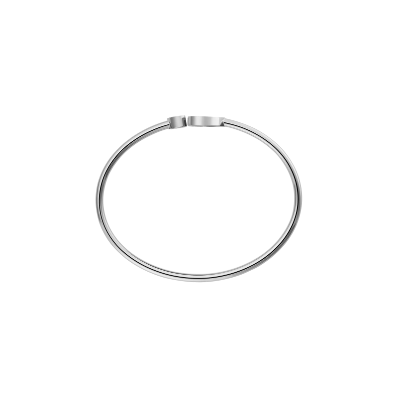 Chopard | CHOPARD - BRACCIALE BANGLE HAPPY HEARTS, ORO BIANCO ETICO, DIAMANTI, AVVENTURINA - 85A074 (3)