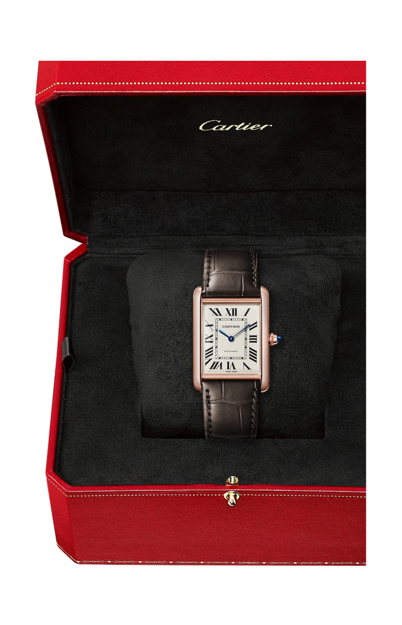 Cartier | TANK LOUIS CARTIER MODELLO GRANDE, ORO ROSA, AUTOMATICO - WGTA0346 (6)
