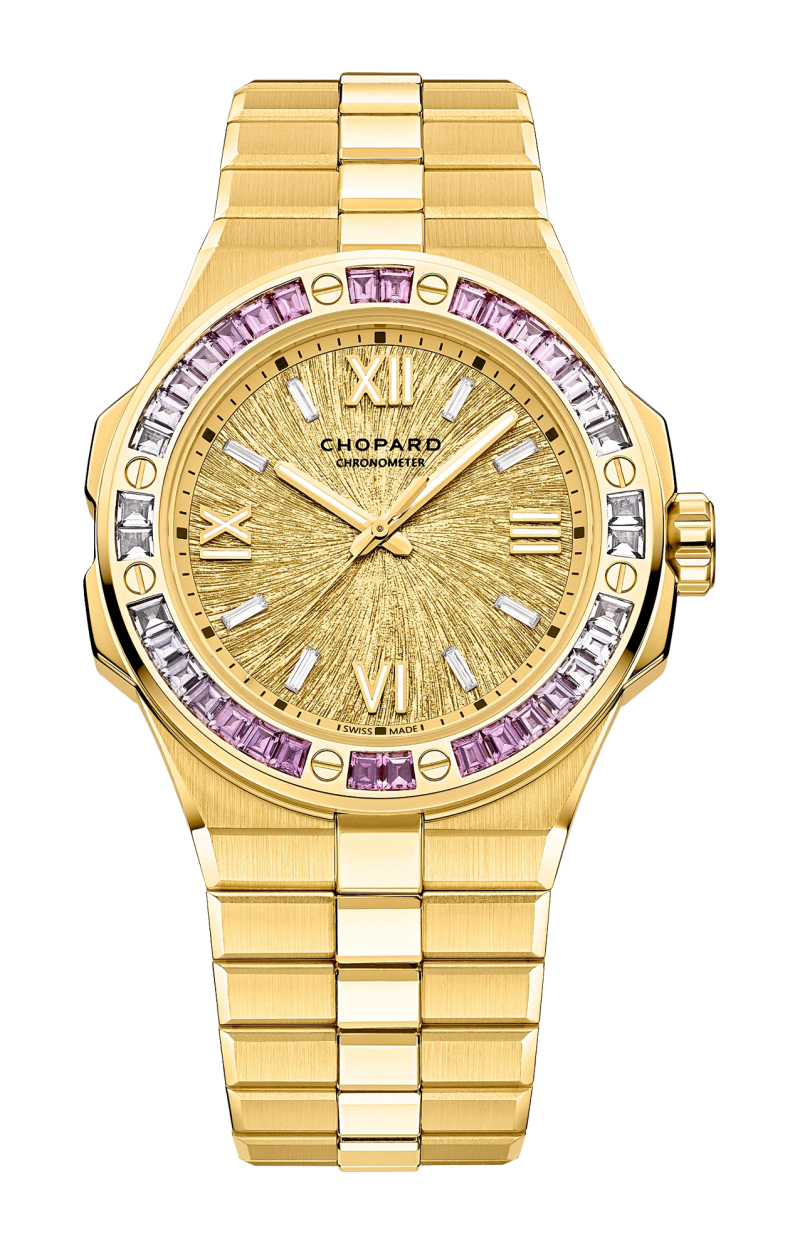 Chopard | ALPINE EAGLE 41 MM, AUTOMATICO, ORO GIALLO ETICO, ZAFFIRI COLORATI - 295363 (1)