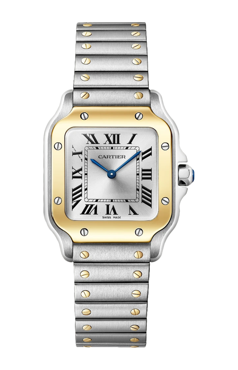 Cartier | SANTOS DE CARTIER MODELLO PICCOLO, ACCIAIO E ORO GIALLO, QUARZO - W2SA0033 (1)