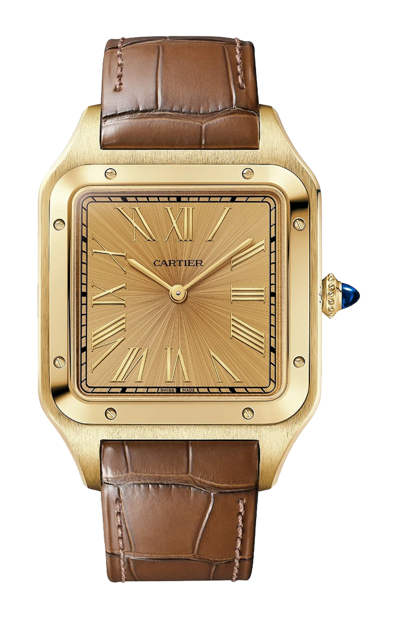 Cartier | SANTOS-DUMONT MODELLO EXTRA-LARGE, ORO GIALLO, MANUALE - LIMITED EDITION - WGSA0111 (1)