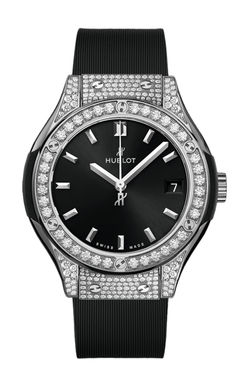Hublot | CLASSIC FUSION TITANIUM PAV&Eacute; 33 MM - 581.NX.1470.RX.1704 (1)