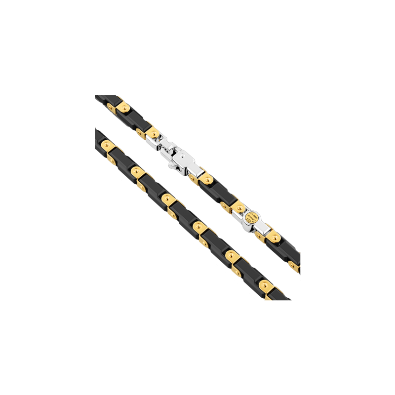 Zancan | COLLANA ZANCAN IN ORO 18KT E CERAMICA NERA - KC060G-N (3)