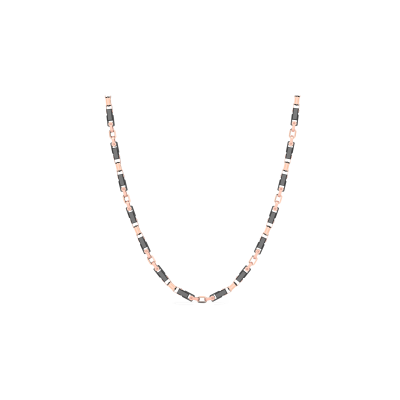 Zancan | COLLANA ZANCAN IN ORO 18KT E CERAMICA NERA - KC061R-N (1)