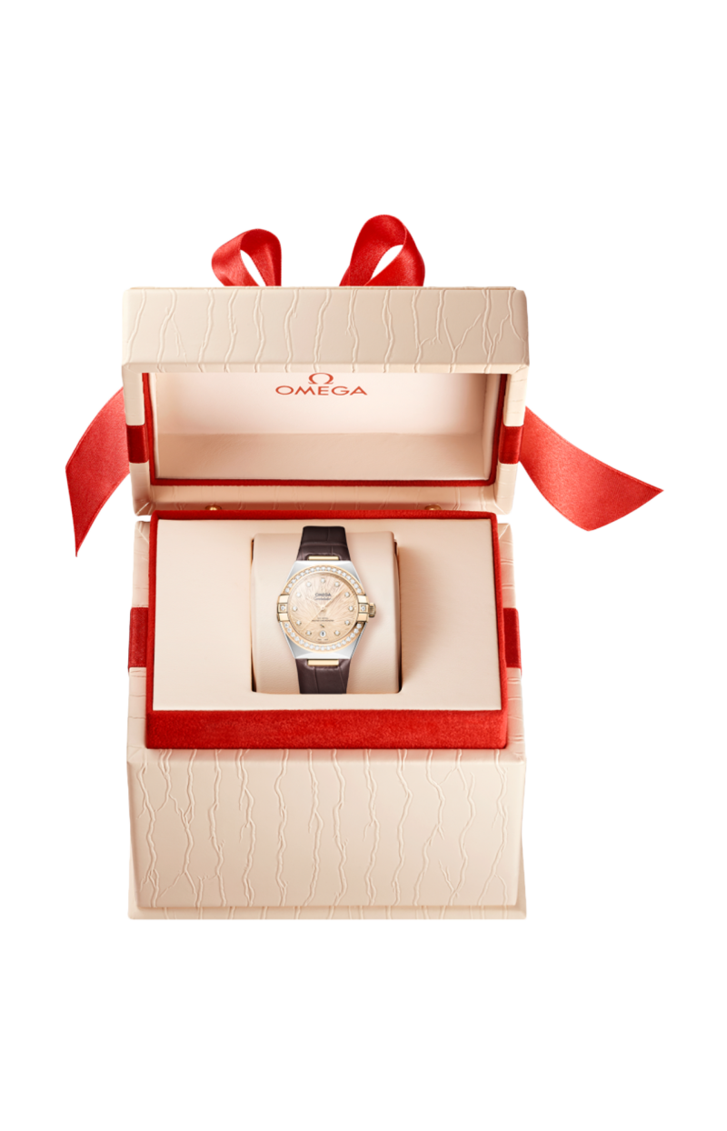 Omega | CONSTELLATION 29 MM, ACCIAIO-ORO MOONSHINE&trade; SU PELLE - 131.28.29.20.58.001 (3)