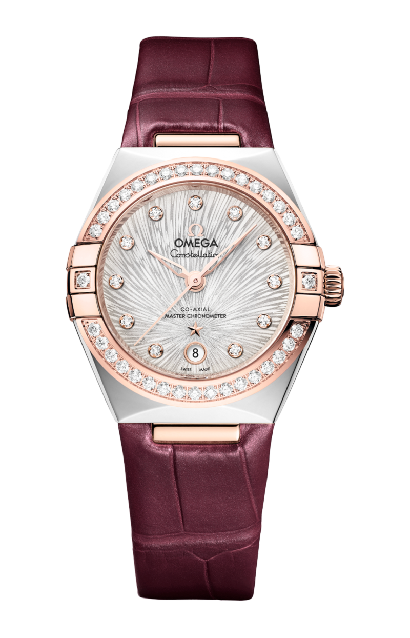Omega | CONSTELLATION 29 MM, ACCIAIO-ORO SEDNA&trade; SU PELLE - 131.28.29.20.52.001 (1)